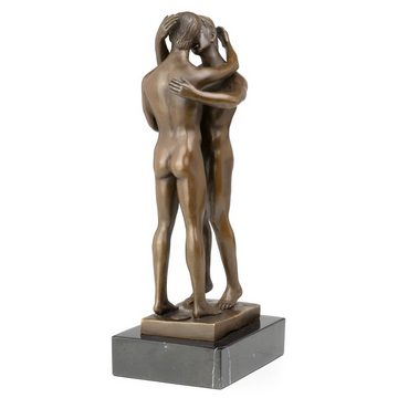 Moritz Skulptur Bronzefigur Liebendes Paar Männer, Figuren Statue Skulpturen Antik-Stil