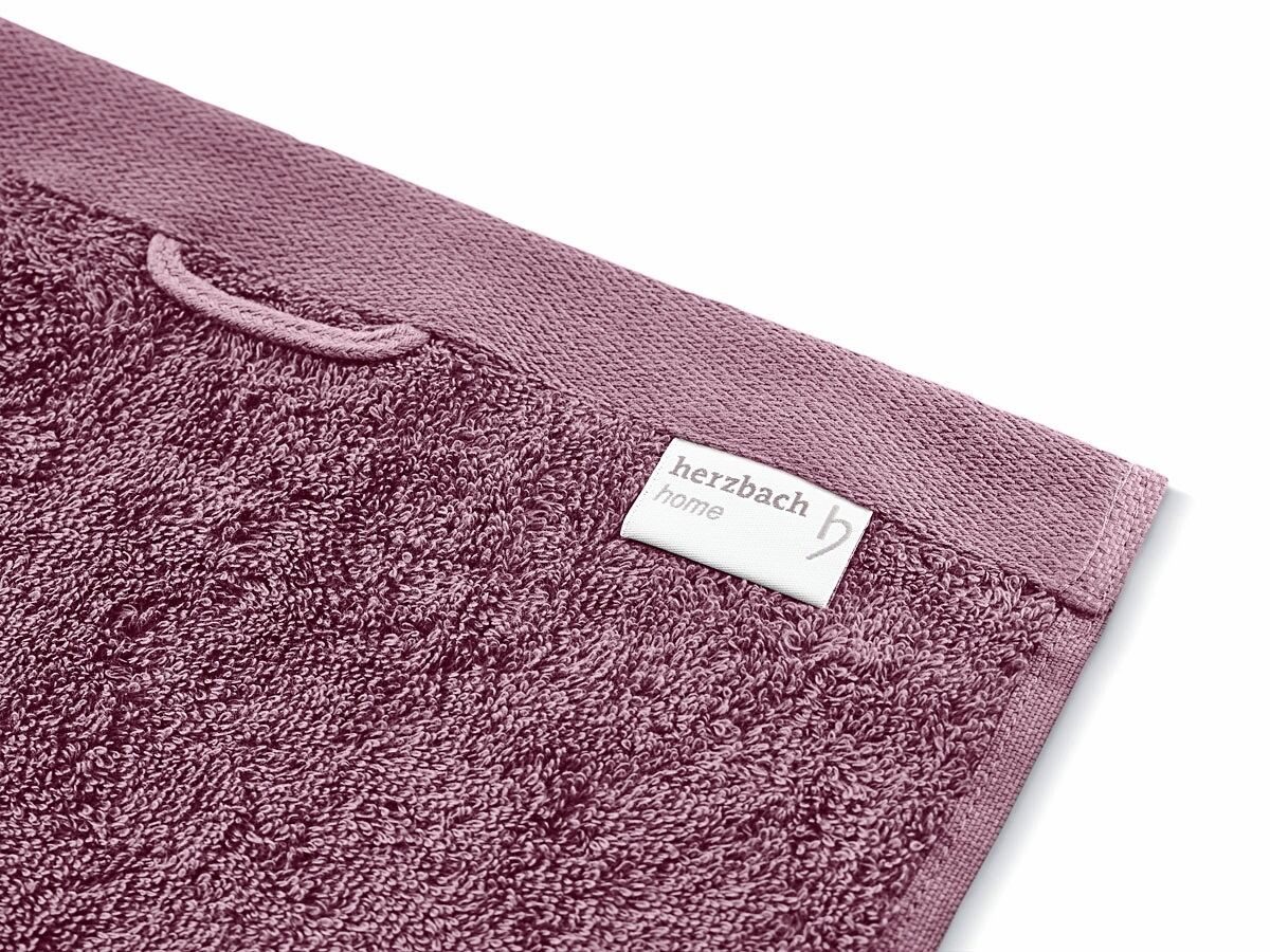 herzbach home Gästehandtücher Pura 30x50 cm, (3-St), 550g/m², Premium-Qualität, 100% Baumwolle, einfarbig