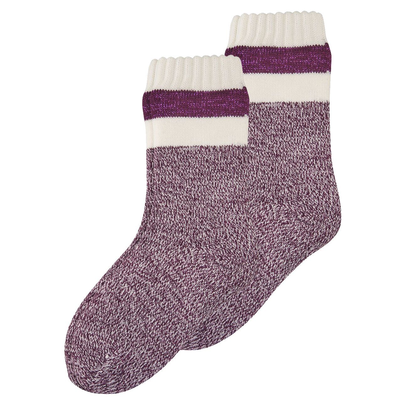 s.Oliver Sneakersocken Women Fashion Home-socks 2p (2-Paar) mit Stoppersohle Shadow Purple (4900)