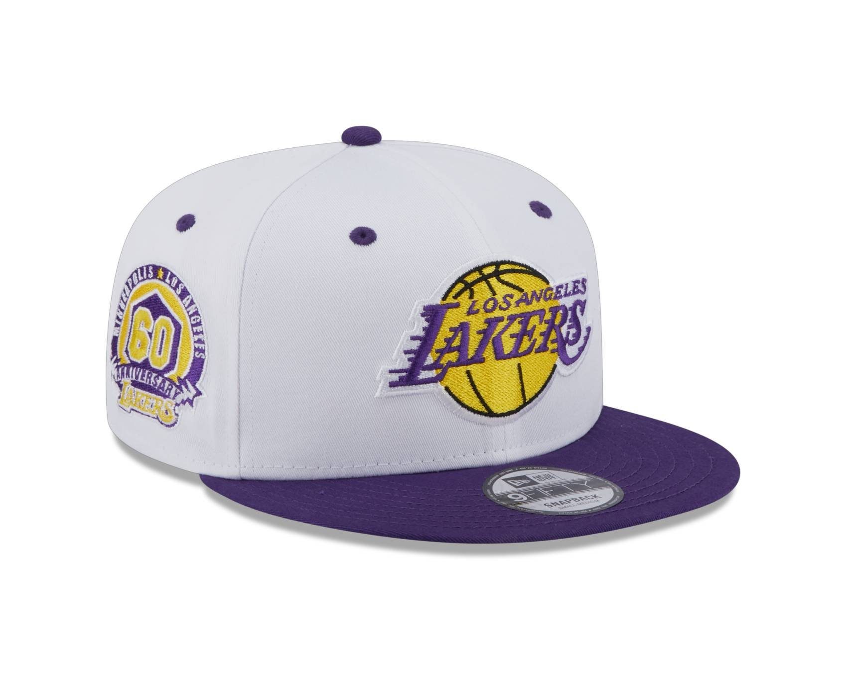 9Fifty New Lakers Angeles Cap Crown (1-St) Los White Cap Baseball Era Era New