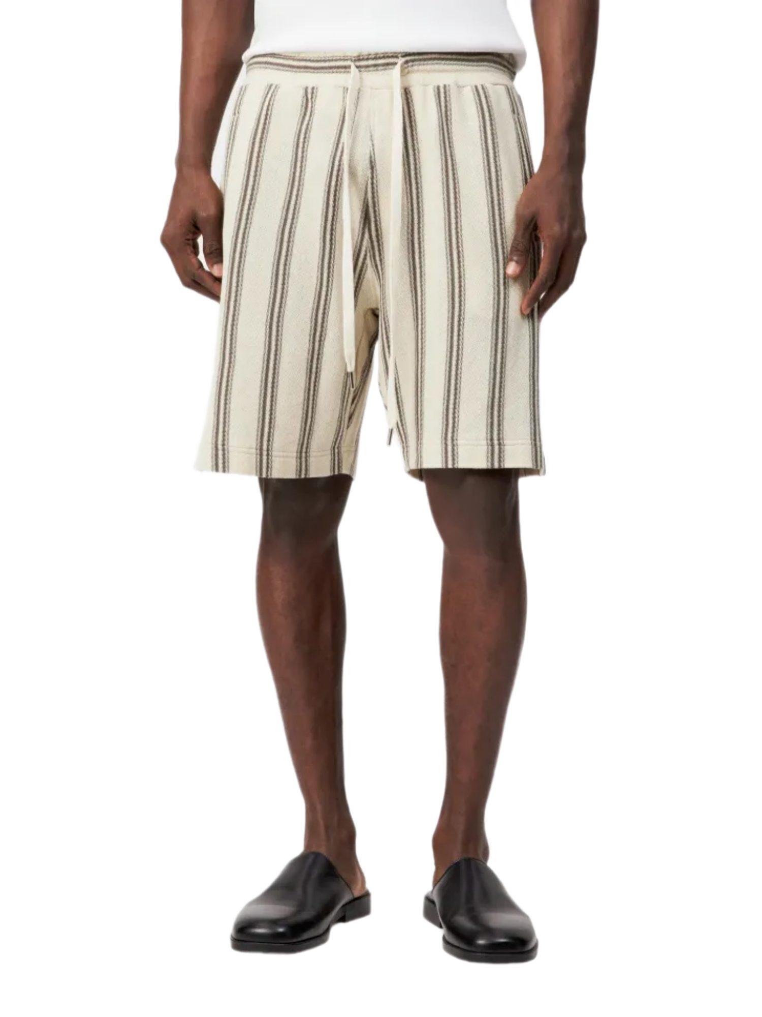 Drykorn 3/4-Sweathose natur,Casual,Baumwolle,Gestreift,Relaxed Fit,Mittel