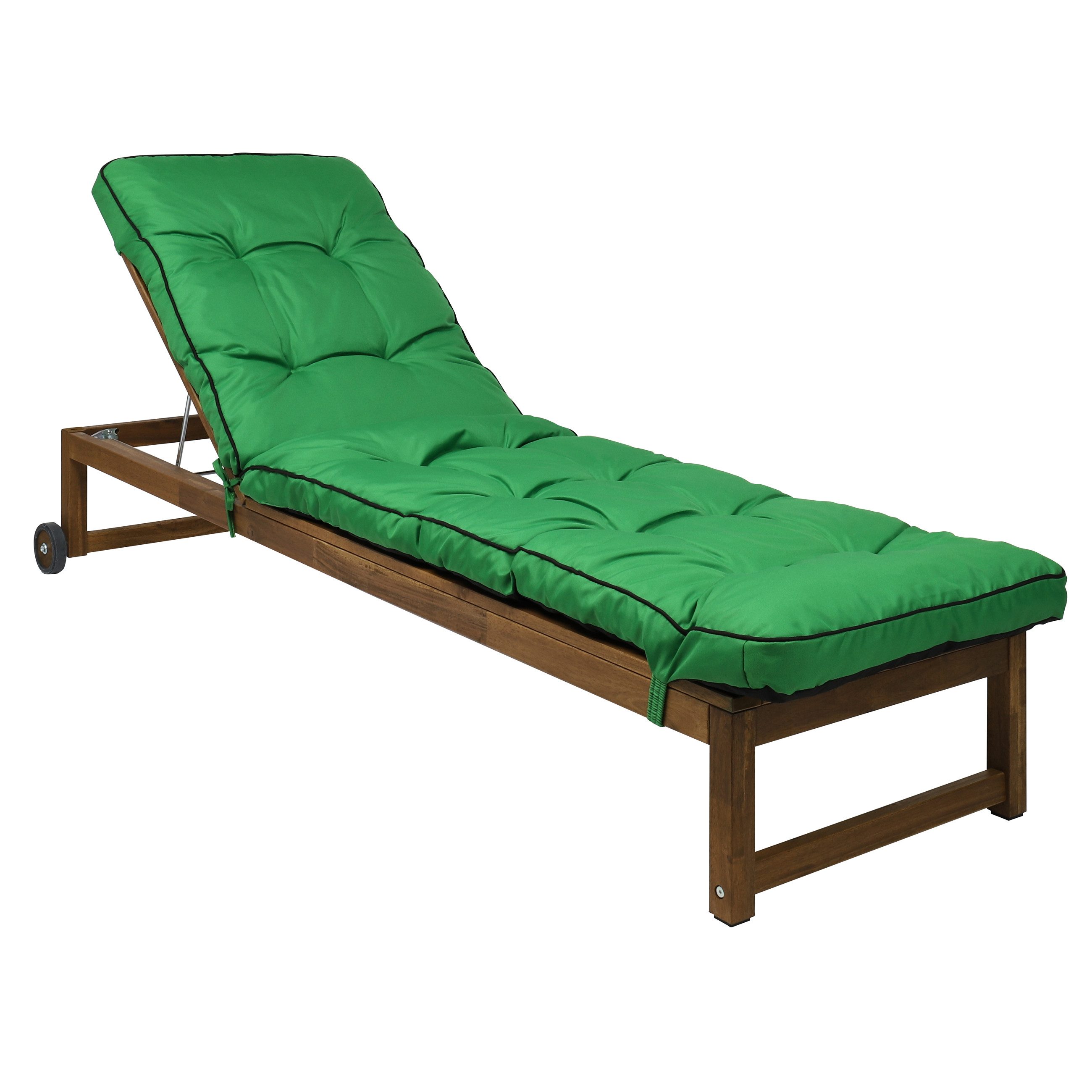 Bjird Liegenauflage Auflage für Gartenliege Hugo 201x55x8 cm, Auflagen für Deckchair, Polsterauflage für Sonnenliege - gesteppt