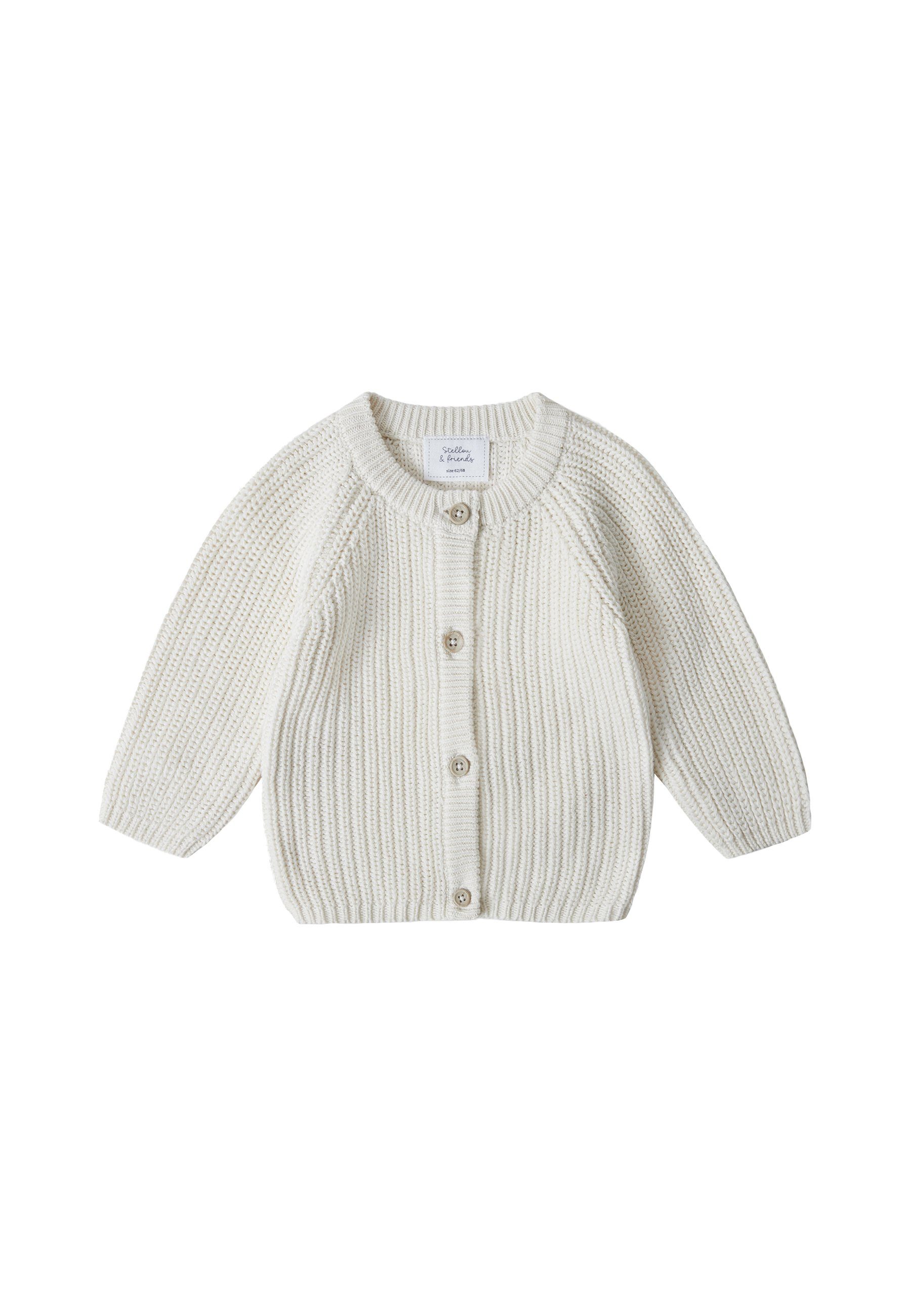 Stellou & friends Strickjacke Gerippter Cardigan Gerippter Cardigan