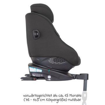 Graco Autokindersitz Turn2Me - Midnight, bis: 13 kg, Reboarder Kinder Autositz i-Size ab Geburt - 4 Jahre (40 cm-105 cm)