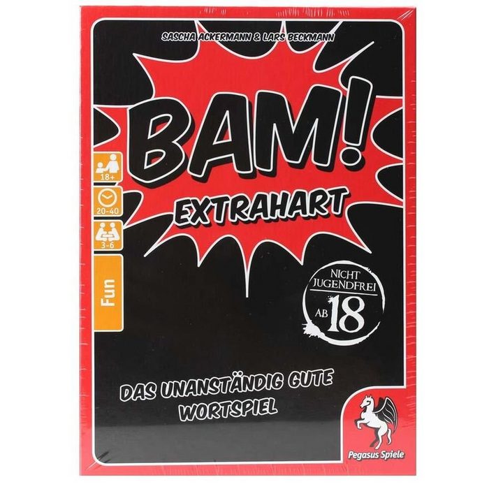 Pegasus Spiele Spiel BAM! Extrahart P18+ Version