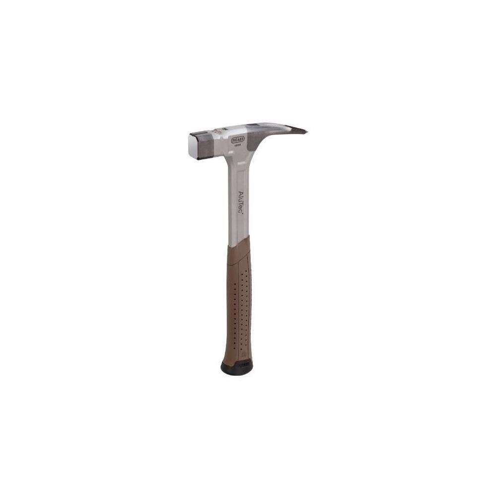 PICARD Hammer Latthammer Latthammer AluTec, Nr. 1098, glatt (1-St), Hybrides Kopfdesign aus Aluminium und geschmiedetem Stahl
