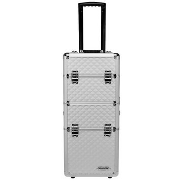 anndora Trolley Aluminium Reisekoffer 60 L Koffer Beautycase 2 Räder - Farbwahl, 2 Rollen