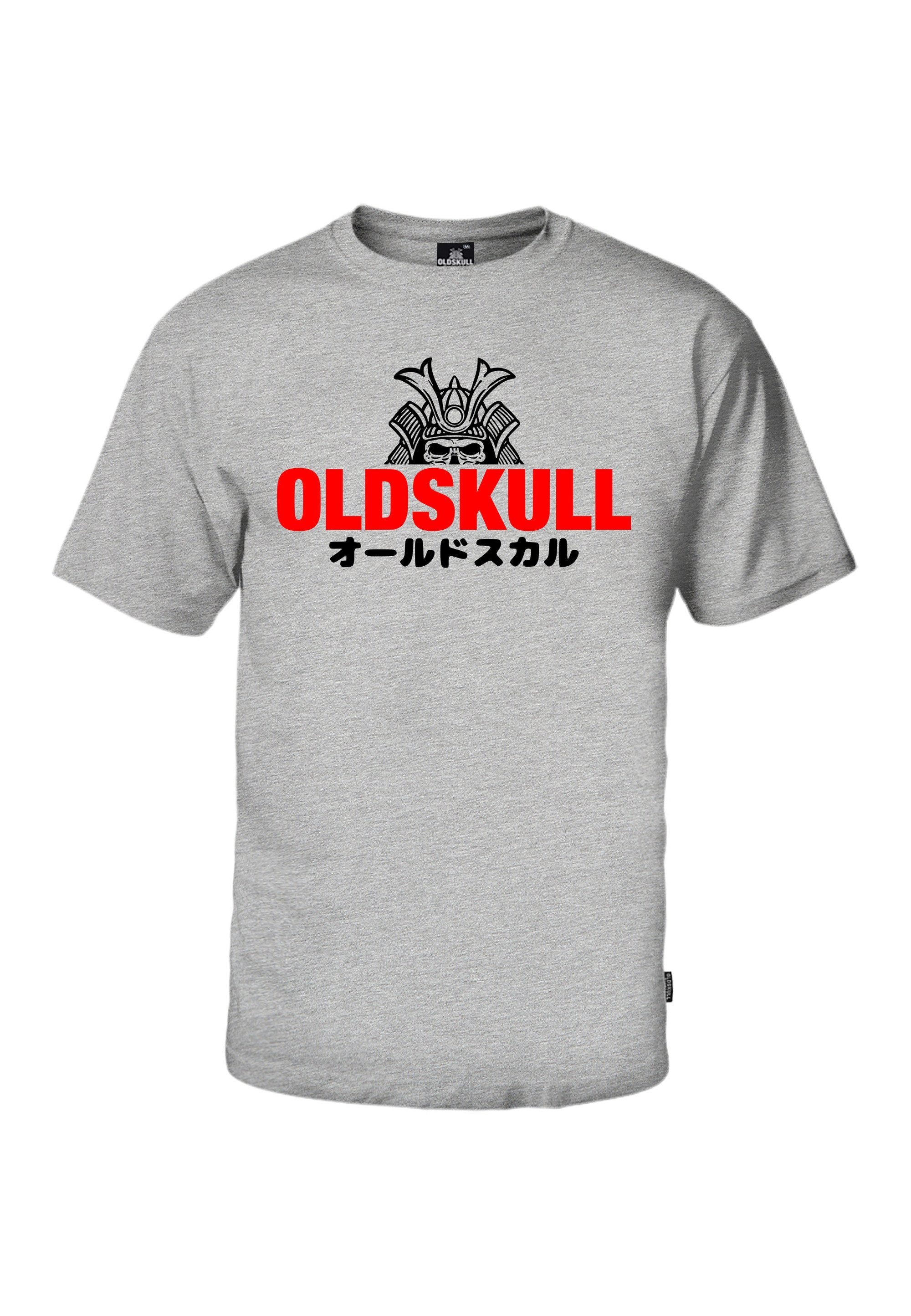 Oldskull T-Shirt Basic Classic Samurai Logo (1-tlg) mit tollem Logo-Print