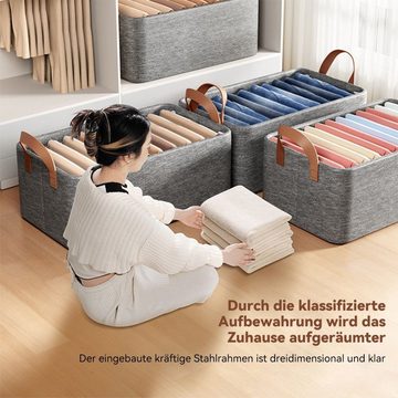 Fivejoy Aufbewahrungsbox 3pcs Faltbar Schubladen-Aufbewahrungswürfel,Schränken Organizer (3 St)