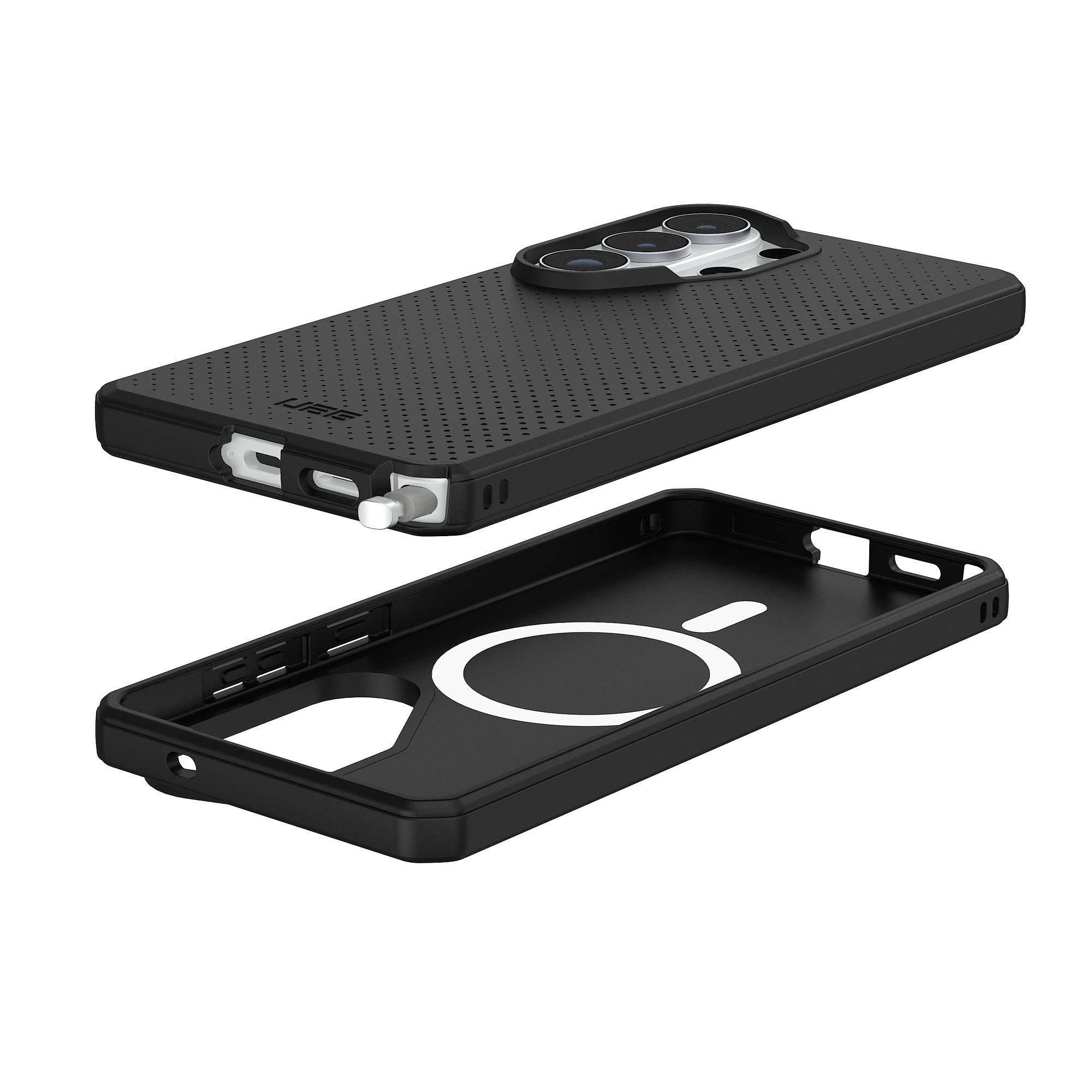 Urban Armor Gear Smartphone-Hülle Dot MagSafe Case - Samsung Galaxy S26 Ultra Hülle, (4,6 Meter Fallschutz, Wireless-Charging kompatibel)