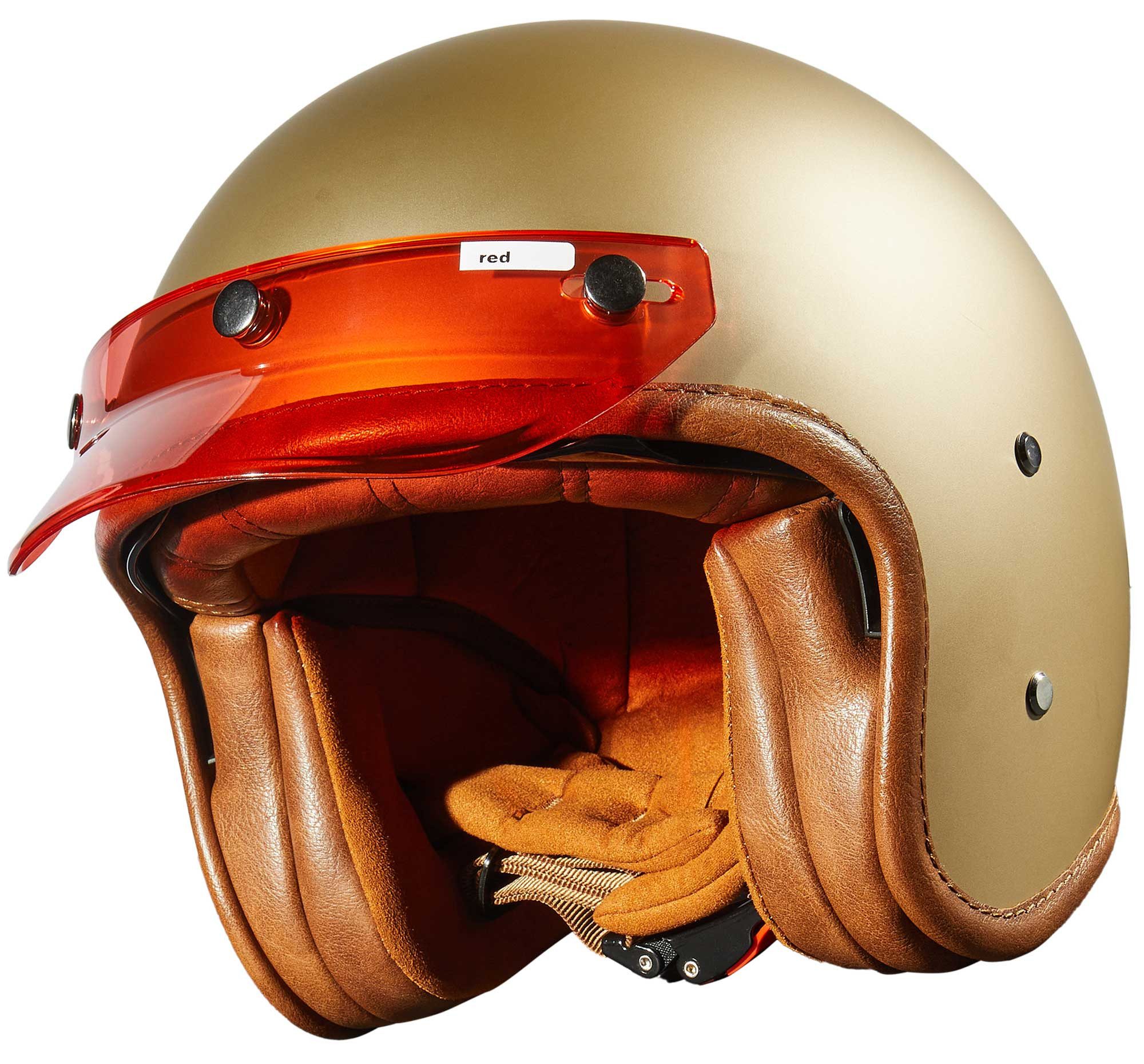 PEROZ Motorradhelm Jethelm Schirm / Universal Helm Schirm