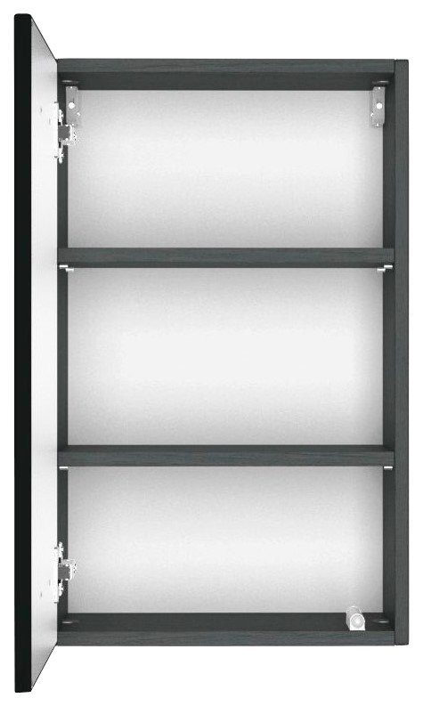 MÖBEL Hängeschrank grau 40x20x64 HELD grafit Kaunas cm | BxTxH: