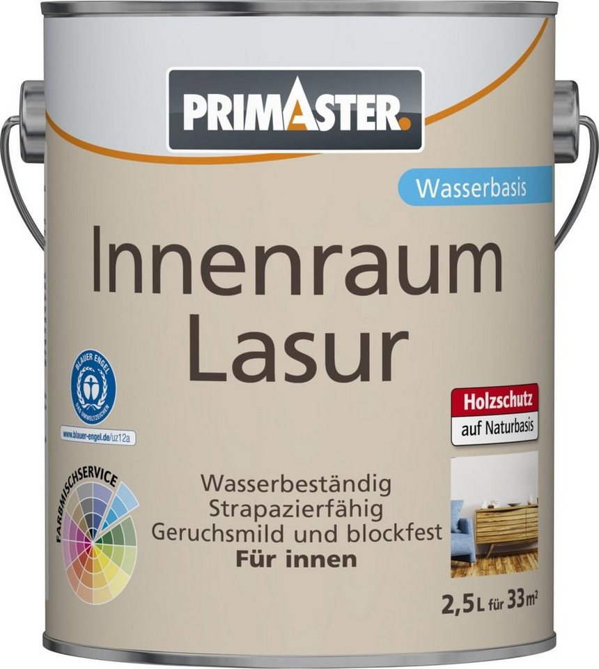 Thumbnail - Primaster Lasur Primaster Innenraumlasur 2,5 L farblos