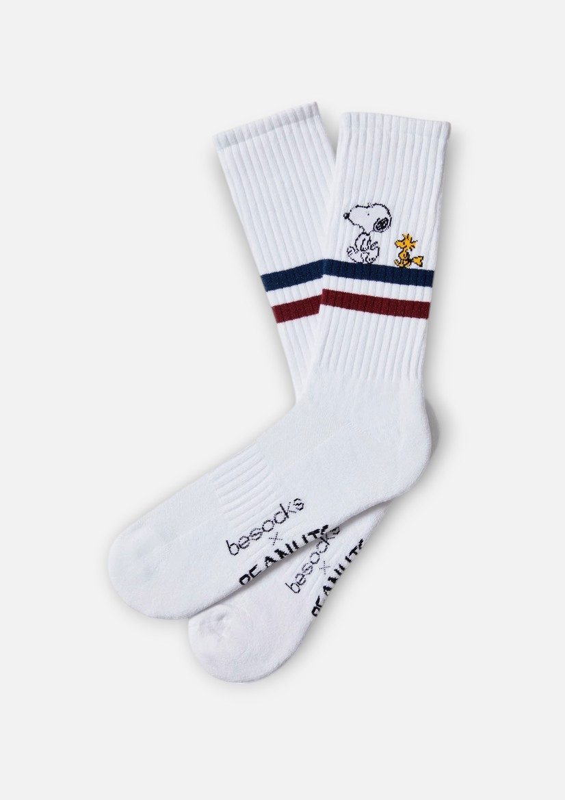 BeSocks Socken Bio-Tennissocken - Snoopy