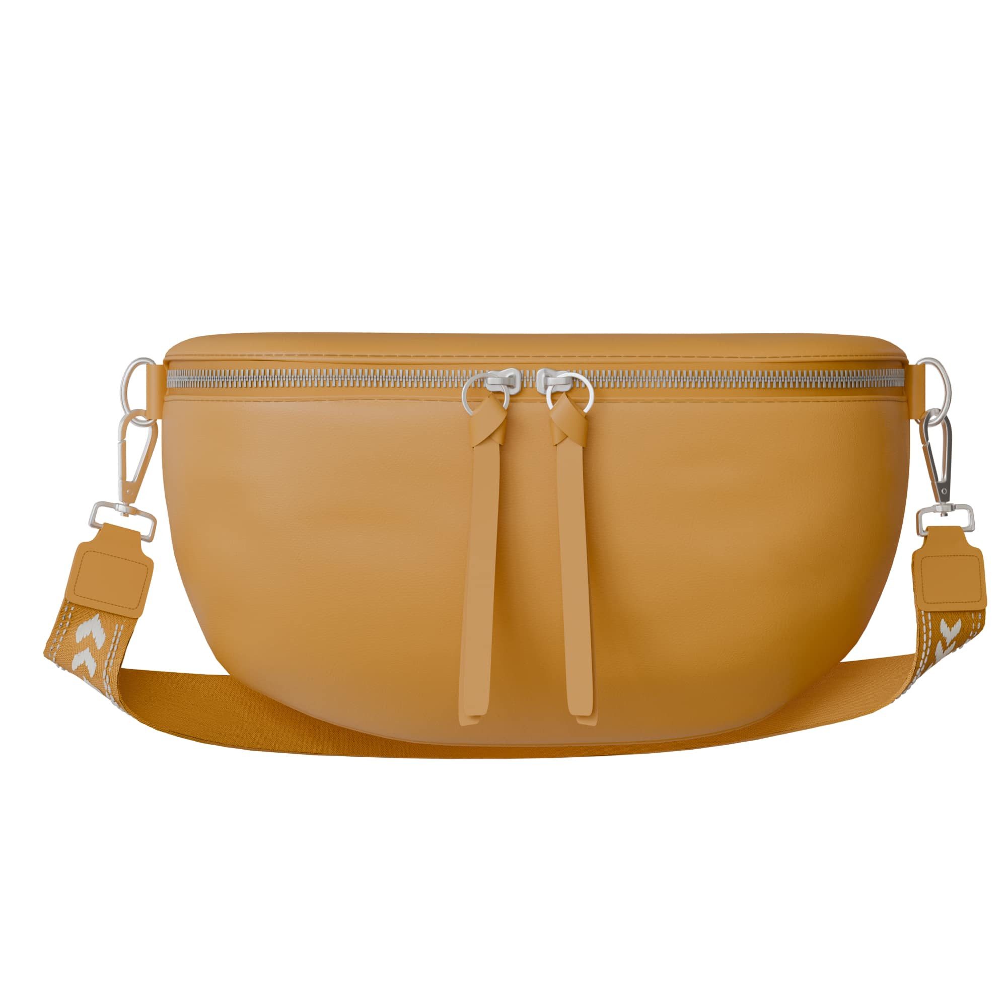 Umhängetasche Damen Crossbody Schulter Tasche Veganes Leder Modern Stilvoll 30621