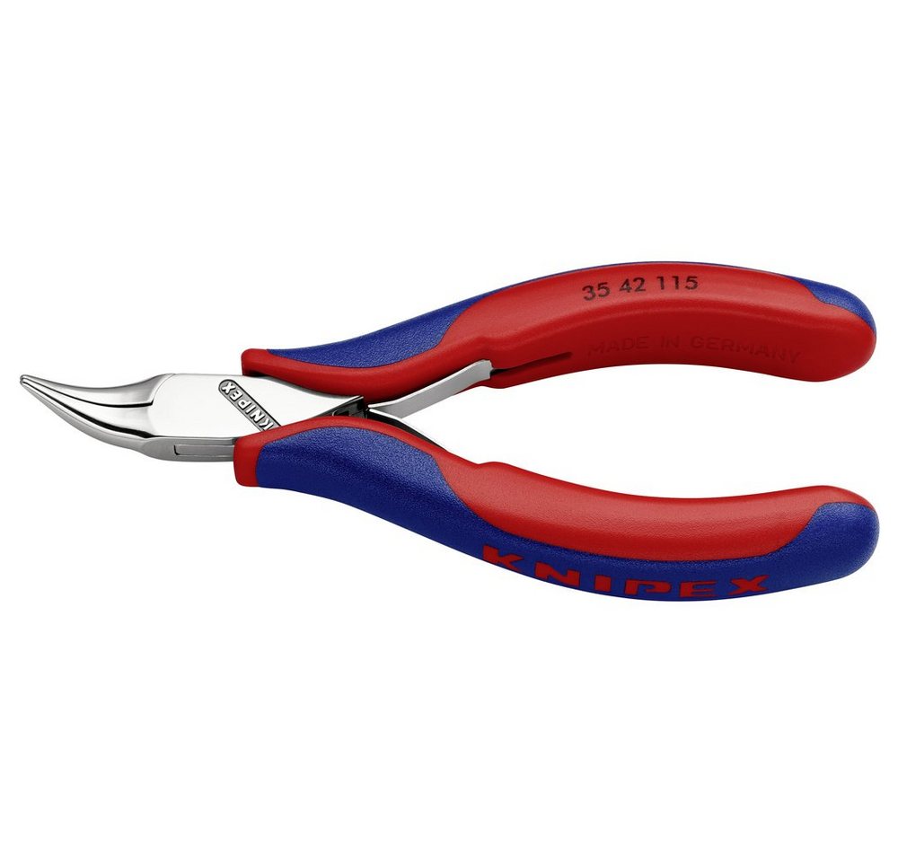 Thumbnail - Knipex Spitzzange Knipex 35 42 115 Elektriker Präzisionszange 45° gebogen 115 mm