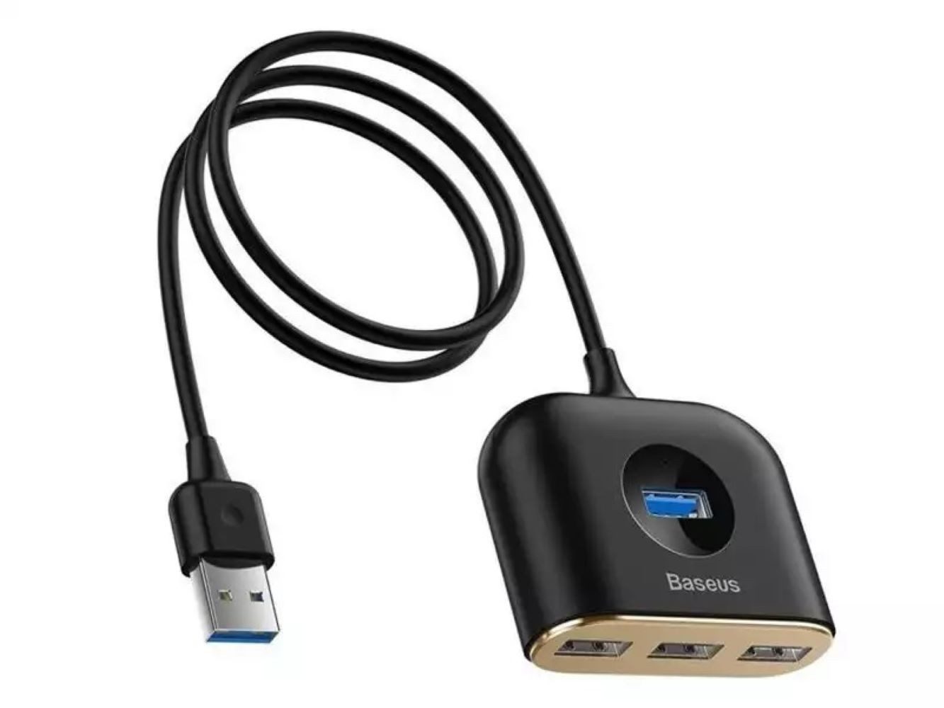 Baseus Baseus Square Rund 4in1 HUB Adapter 1x USB 3.0 3x USB 2.0 Micro 1m Adapter