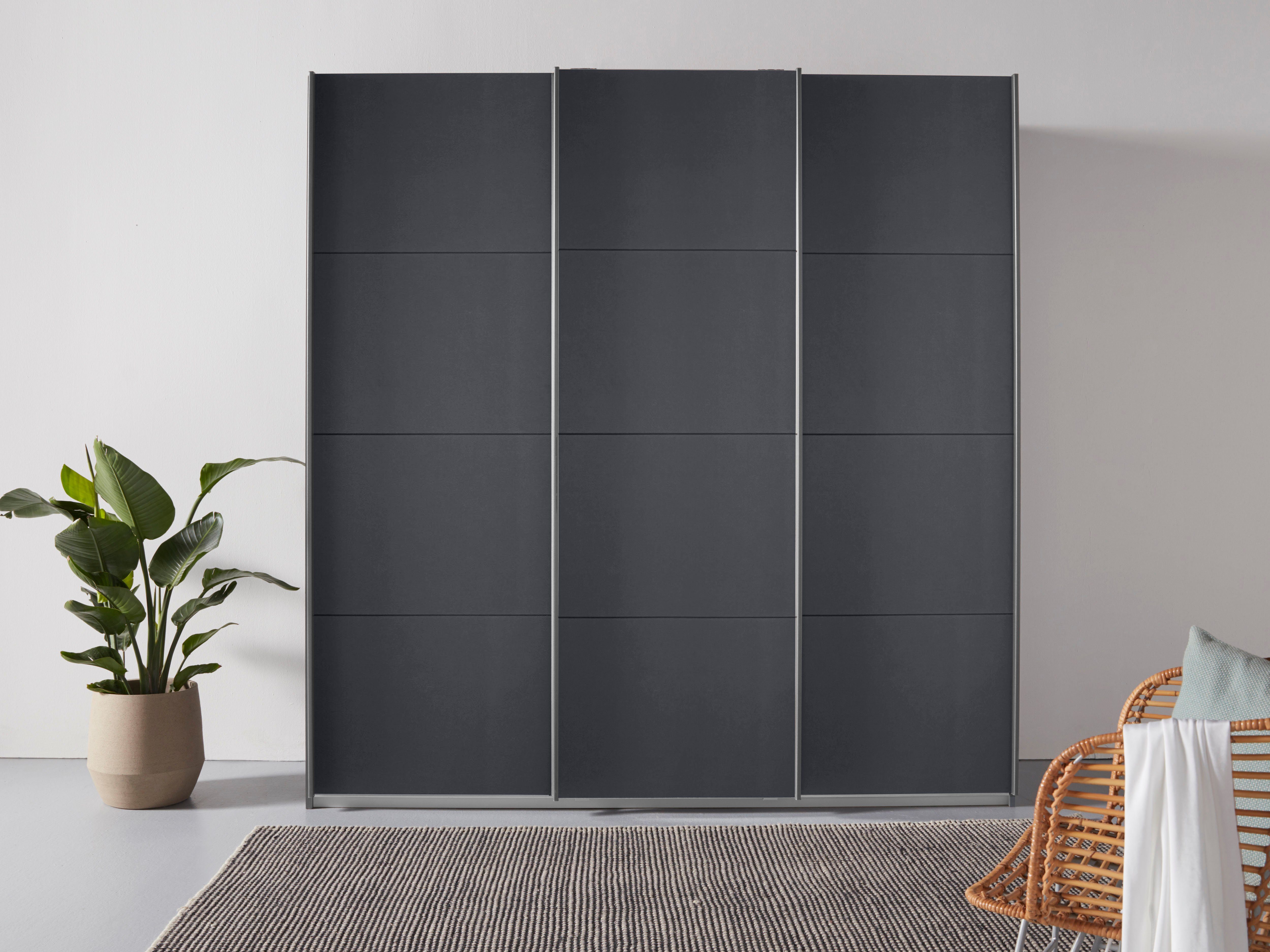 rauch Schwebetürenschrank Kleiderschrank Schrank Garderobe TOPSELLER OTELI inkl. Inneneinteilung (Breiten 203/271/315/360 cm Höhen 210/229 cm) mit 3 Innenschubladen sowie zusätzlichen Einlegeböden MADE IN GERMANY