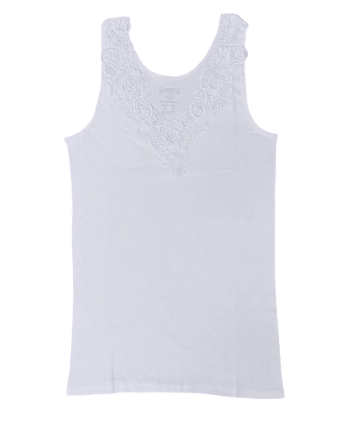 Toker Collection® Achselhemd Damen Unterhemd mit extra breiter Spitze (1 St günstig online kaufen