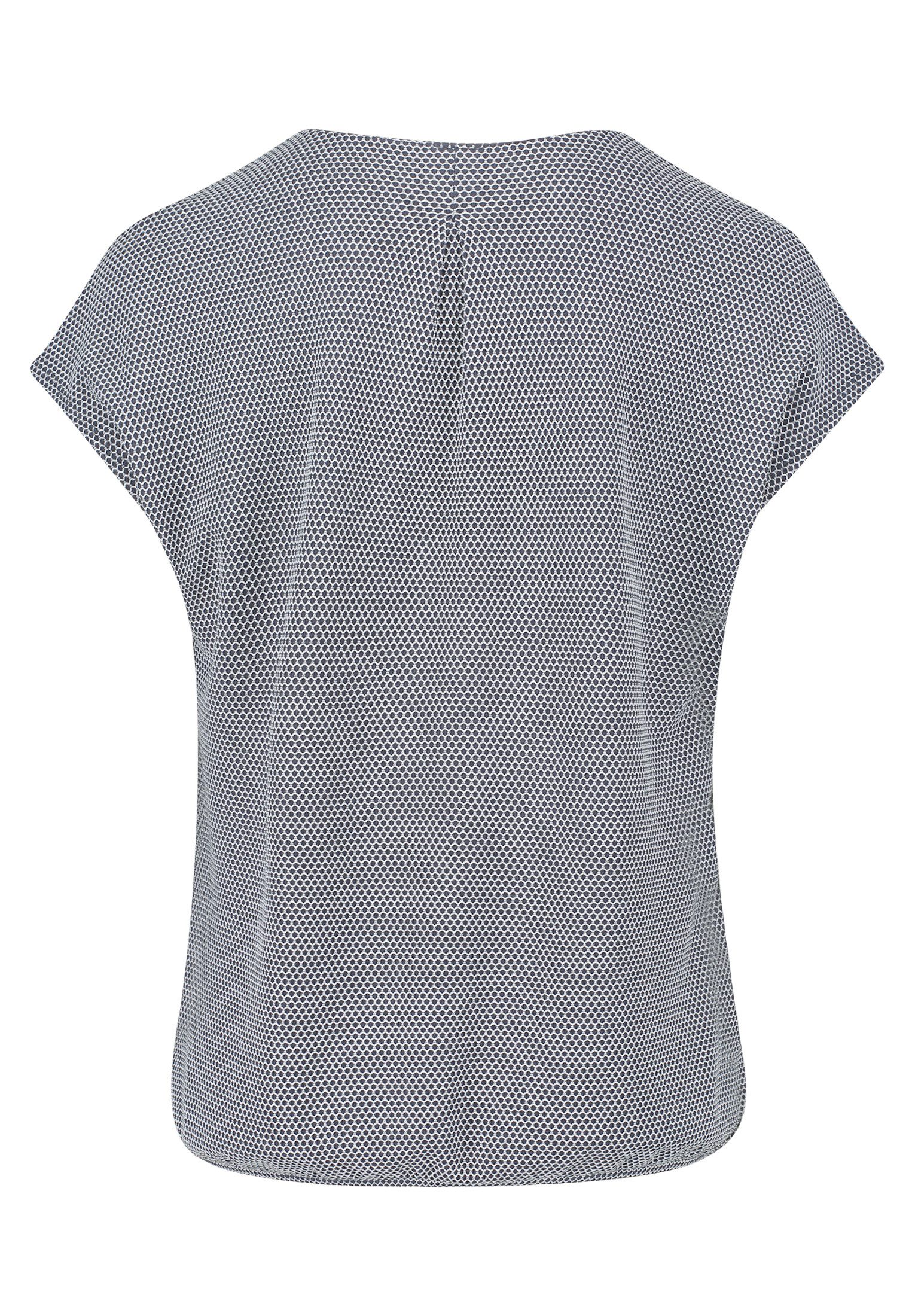 Betty&Co Kurzarmshirt Damen mit Struktur (1-tlg) Material