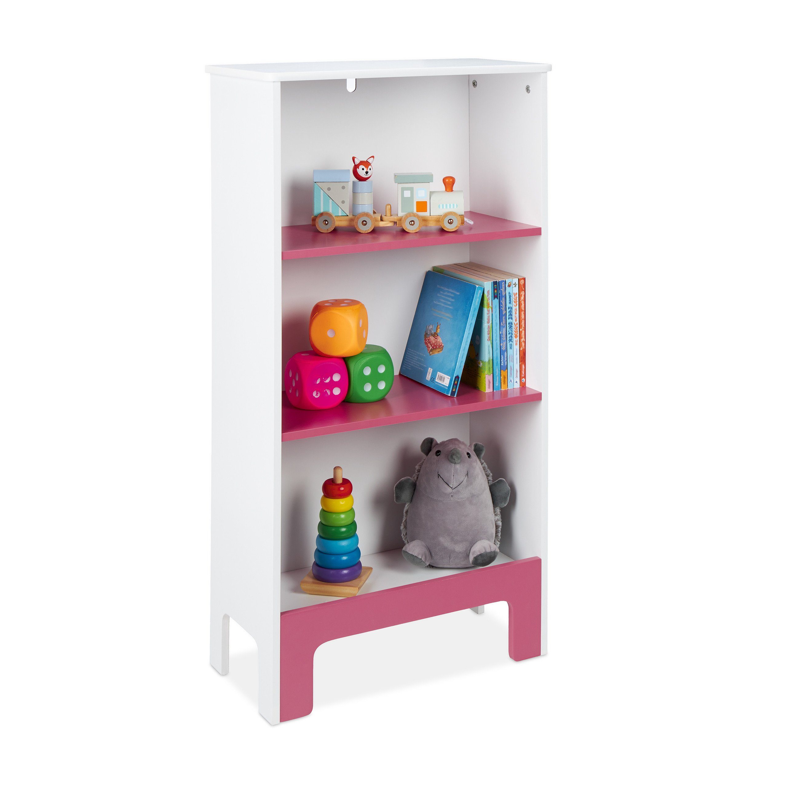 relaxdays Kinderregal mit 3 Fäch günstig online kaufen