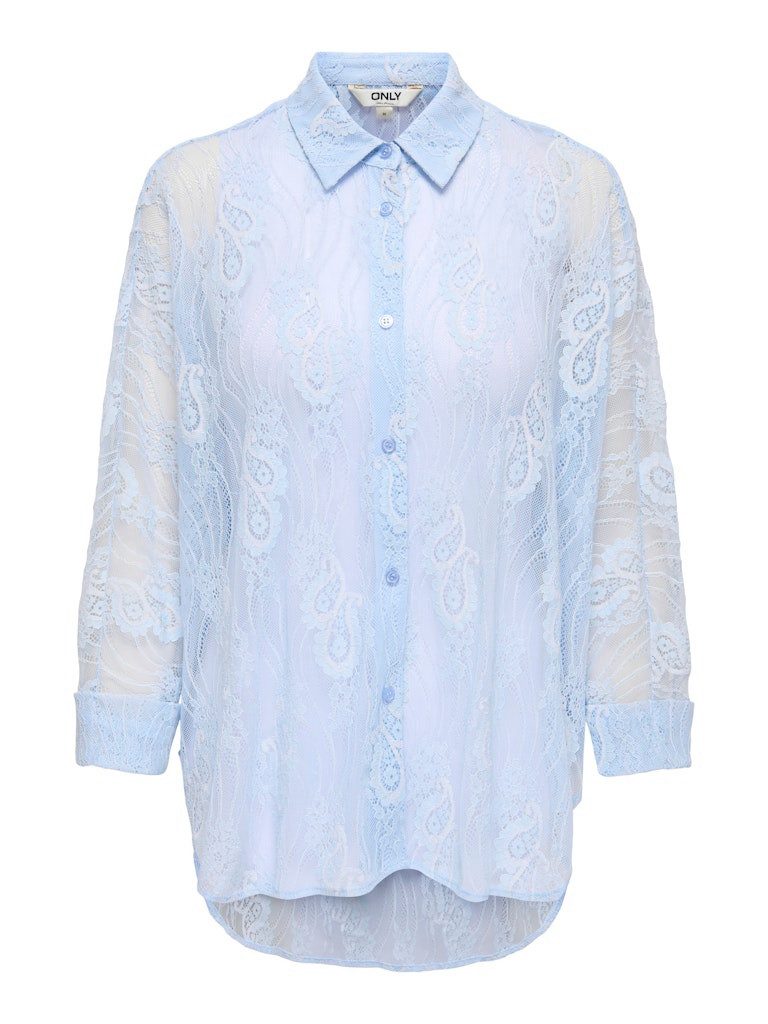 ONLY Blusenshirt ONLNEWLINA GRACE SHAINE SHIRT WVN