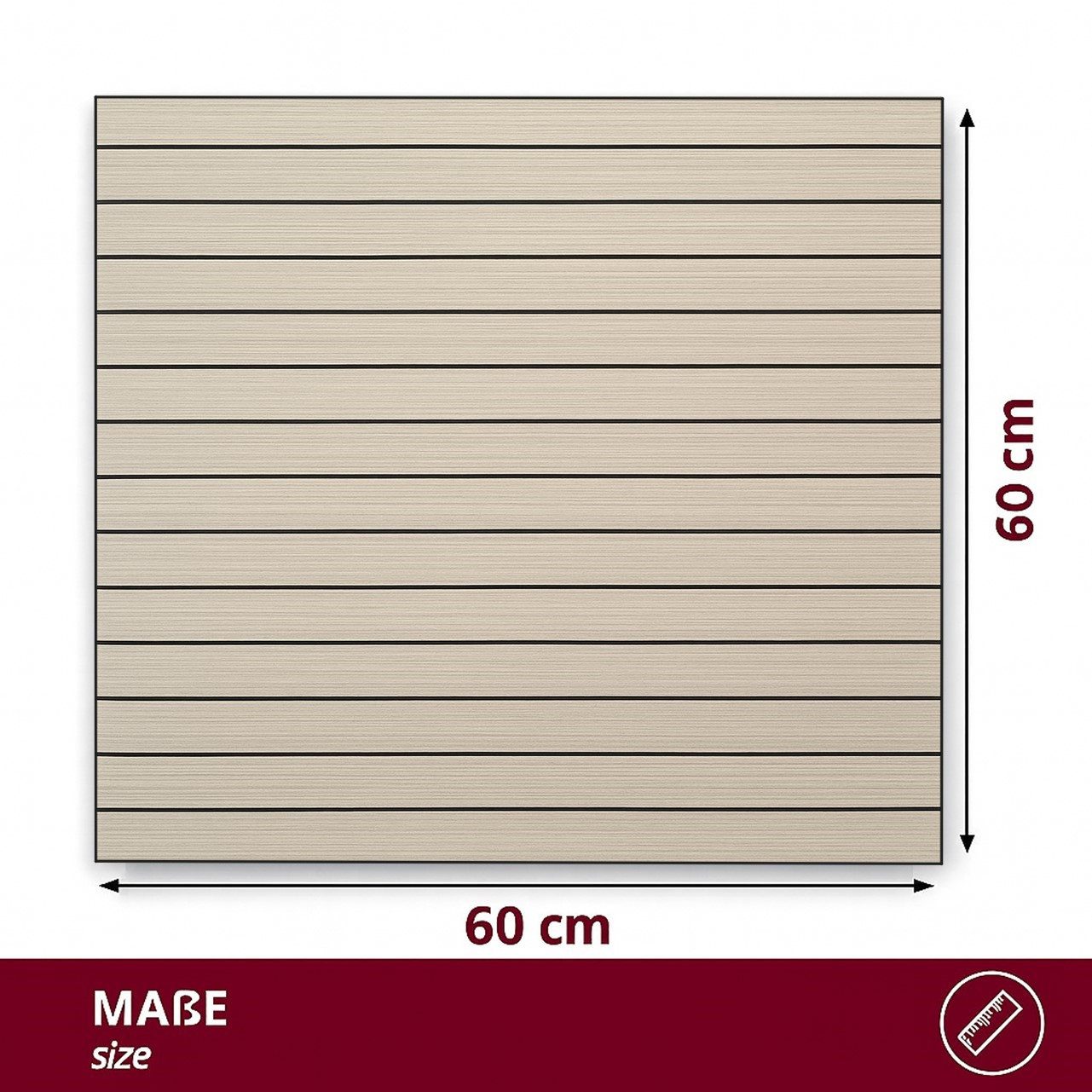 HOOZ 3D Wandpaneel Wandverkleidung Holzoptik – Selbstklebende 3D-Paneele He günstig online kaufen