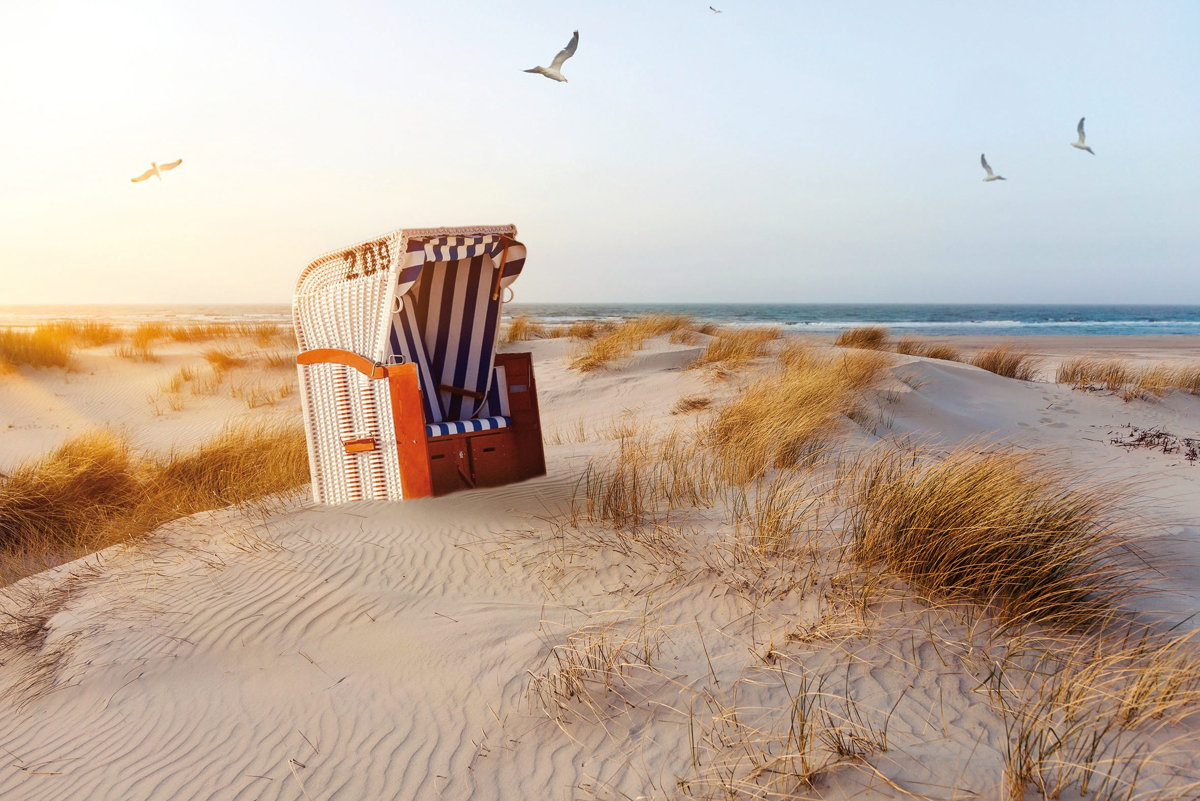 Bönninghoff Leinwandbild, Landschaft, Meer, Meer Изображения, Natur, Strand, Strandbilder (1 St)