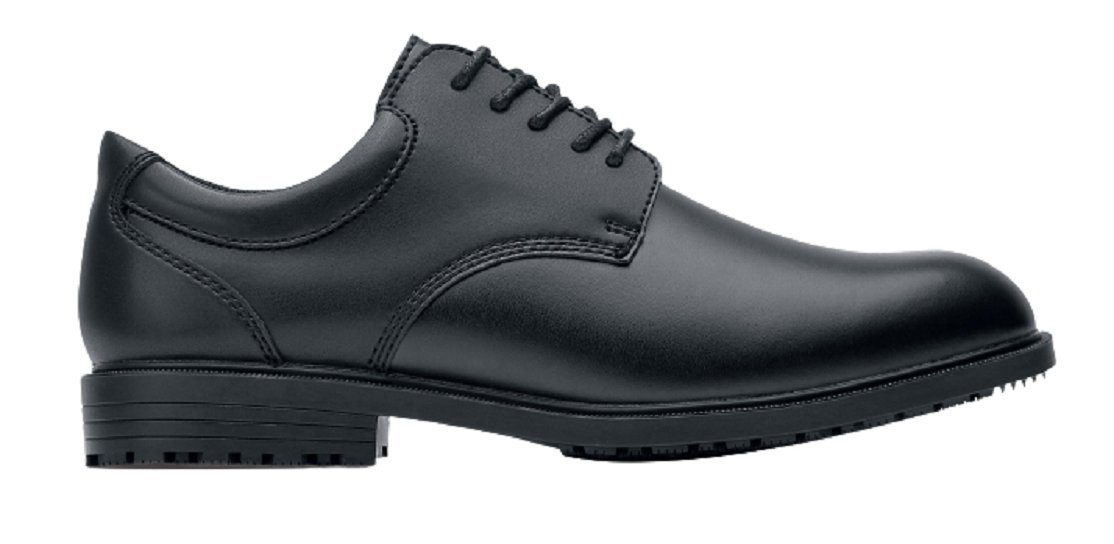 Shoes For Crews CAMBRIDGE III Herrenarbeitsschuh, Leder, schwarz Sicherheitsschuh Leder, wasserabweisend, extrem rutschhemmend