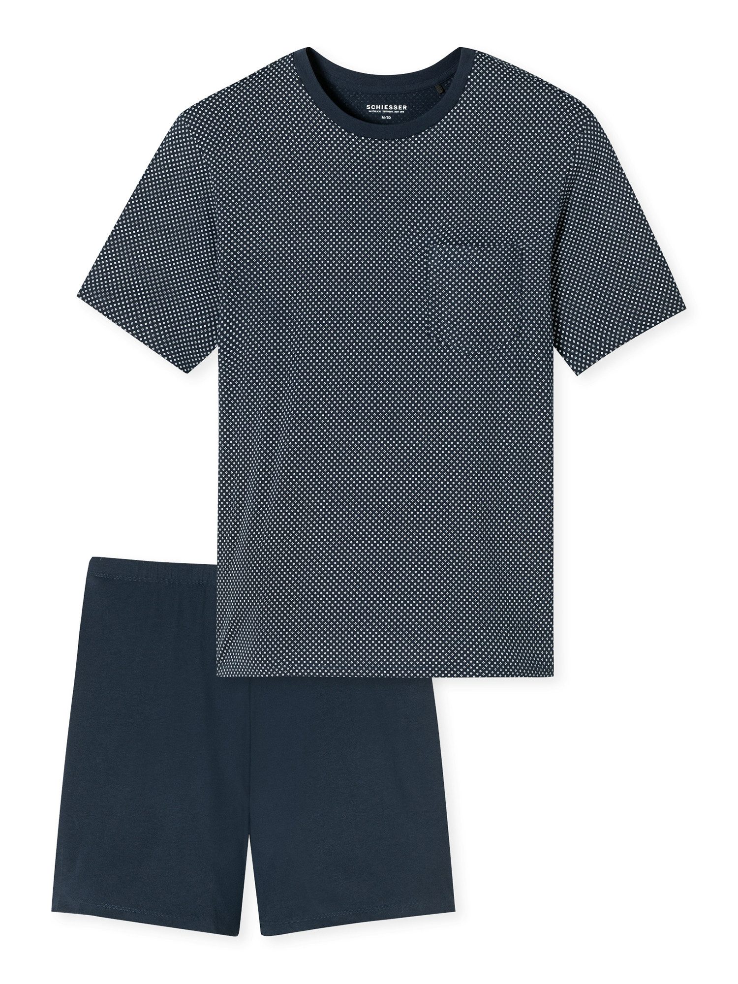 Schiesser Pyjama Schlafanzug kurz - Comfort Essentials (2 tlg) schlafanzug günstig online kaufen