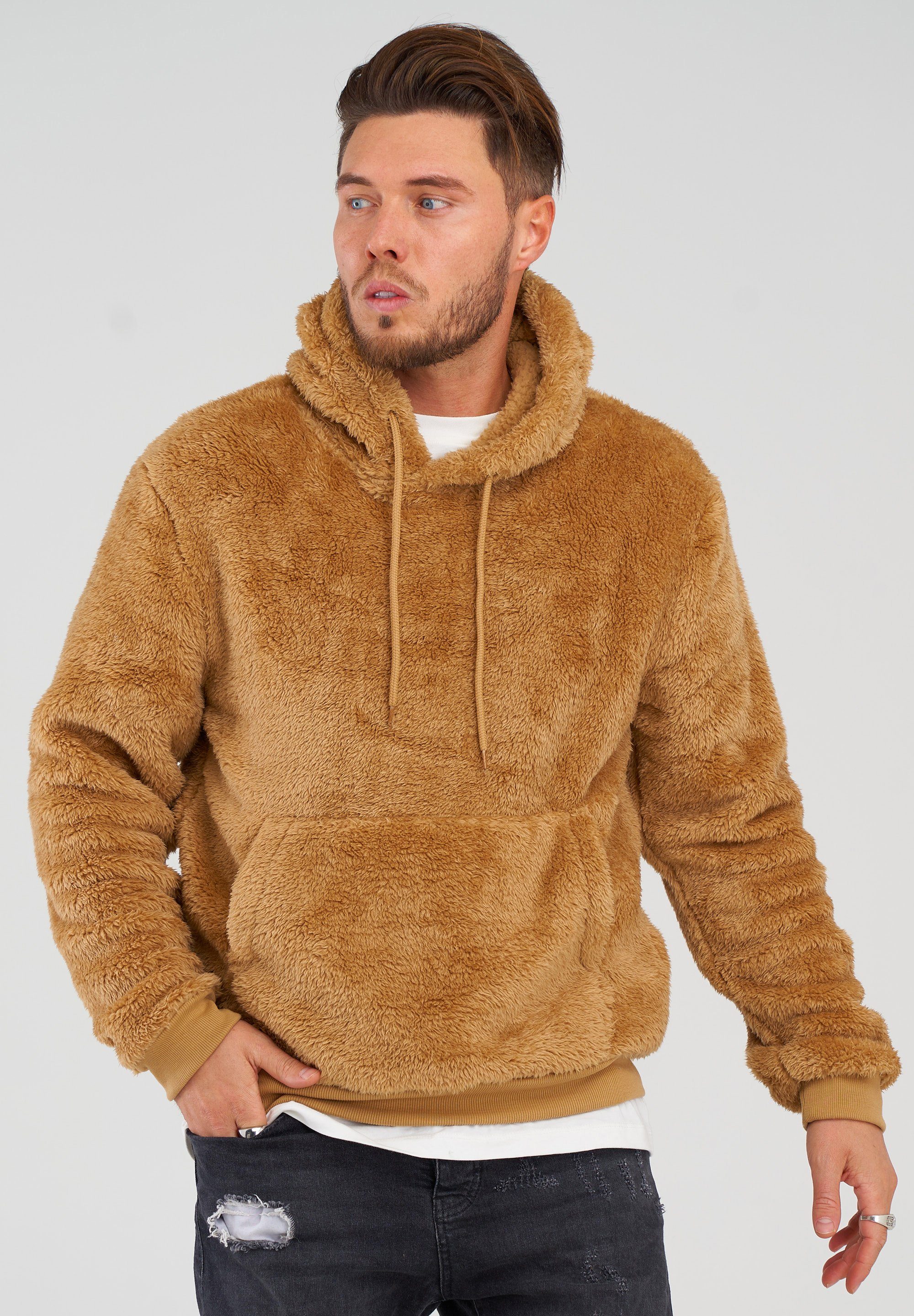 behype Kapuzensweatshirt HOOD aus weichem Teddyfleece günstig online kaufen