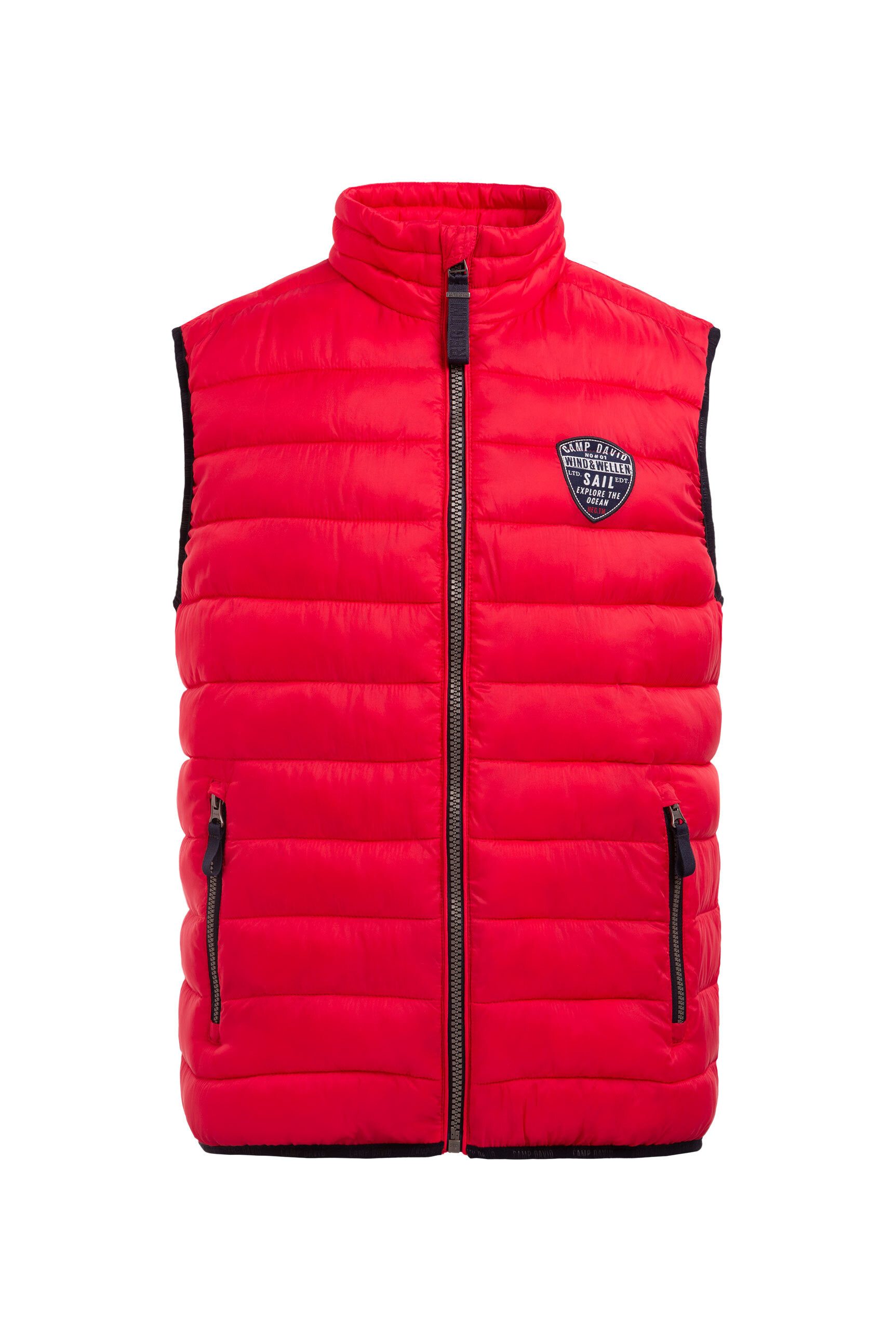 CAMP DAVID Steppweste mit elastischem Saumabschluss günstig online kaufen