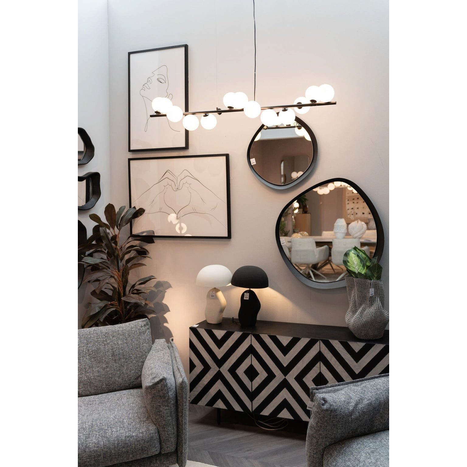 Kare Design Hängeleuchte Scala Balls, ohne Leuchtmittel