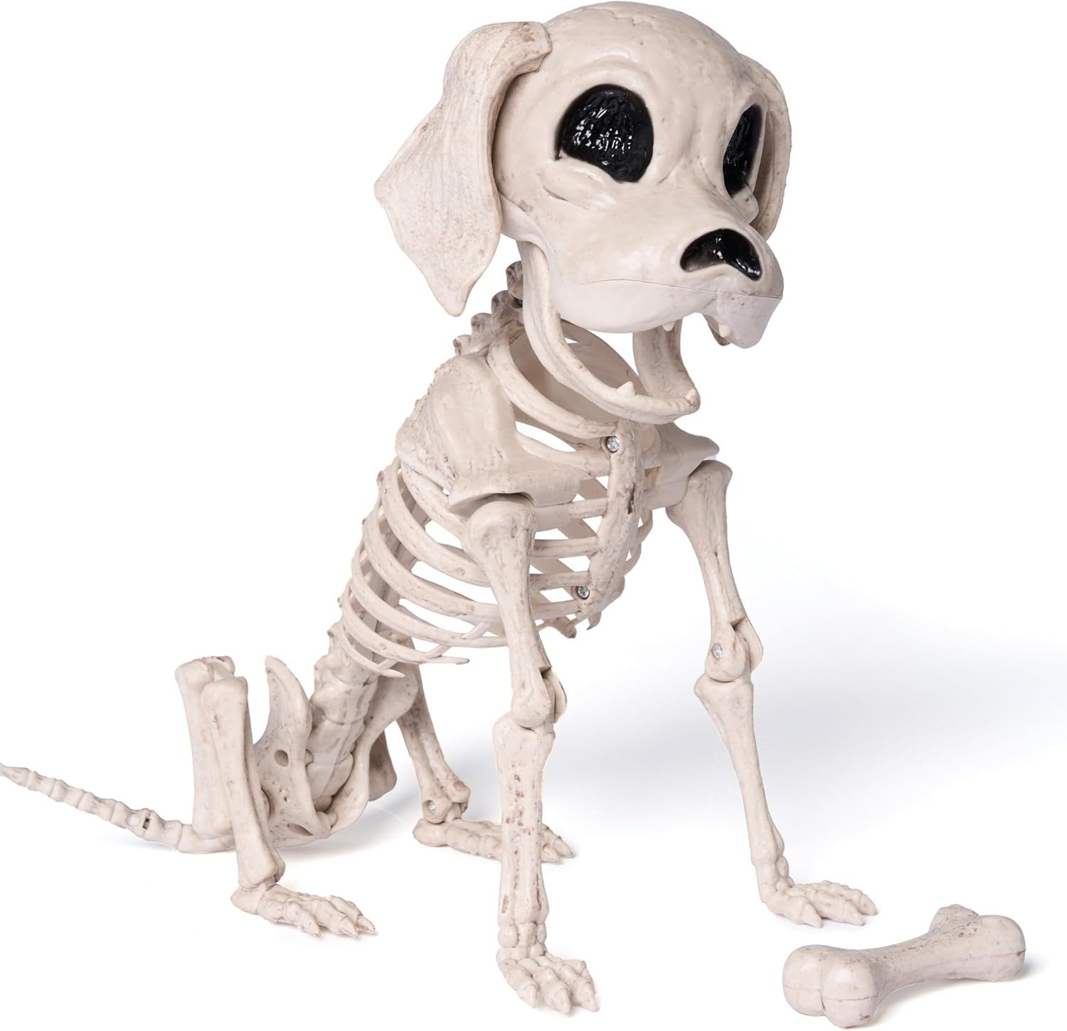 JOYIN Dekoobjekt JOYIN Halloween Hund Skelett, bewegliche Gelenke, 24.8x32cm, Deko