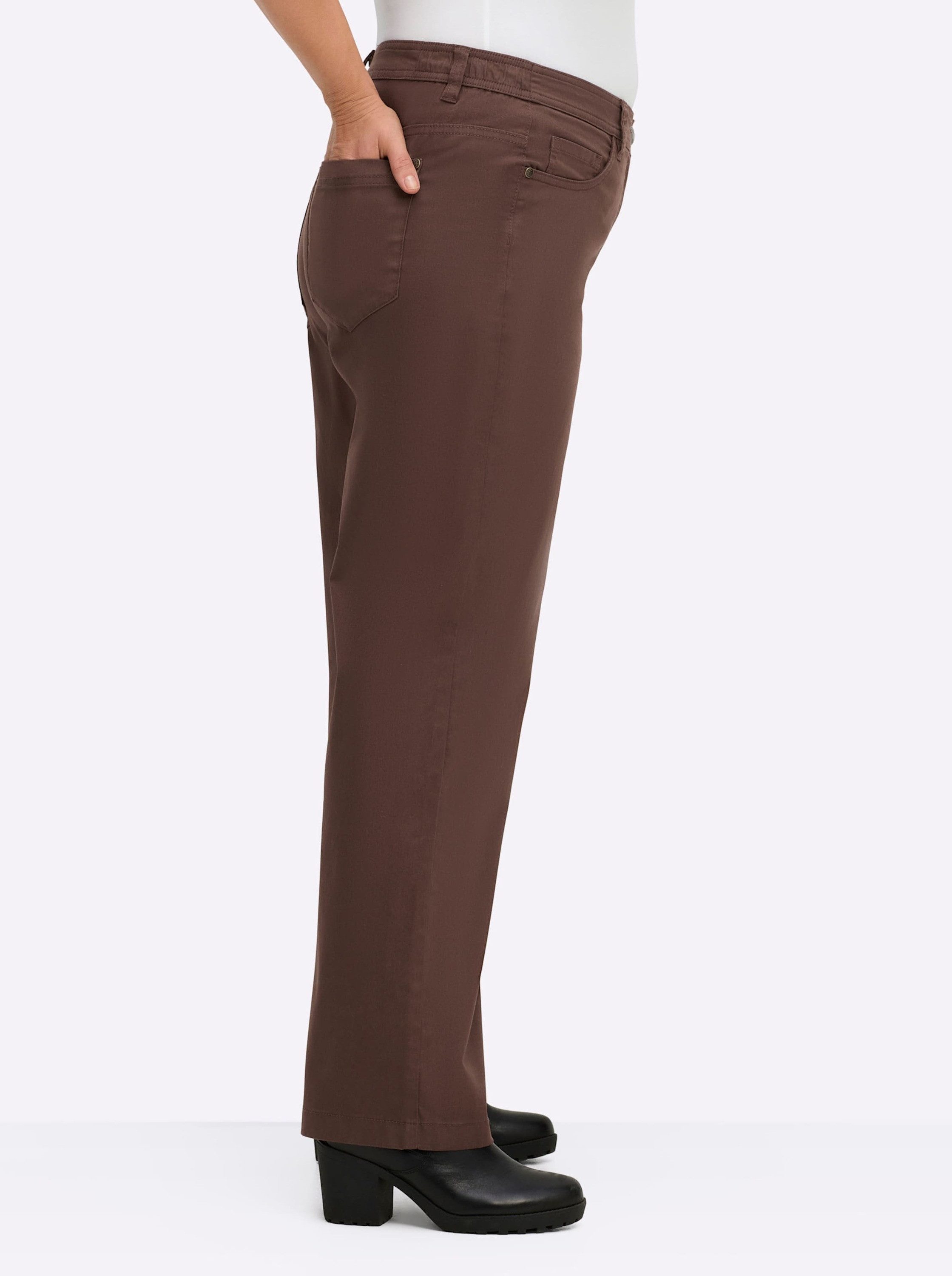 Sheego Jerseyhose Twill-Hose