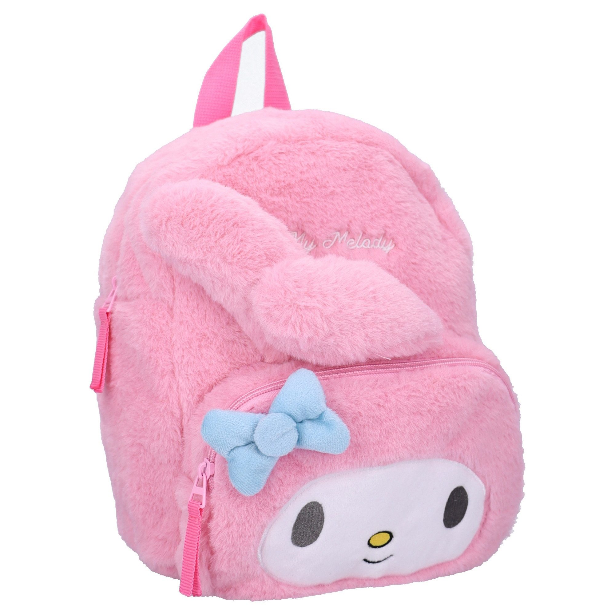Hello Kitty Kinderrucksack My Melody Kinder Rucksack Fluffy Festival mit zwei Fächern