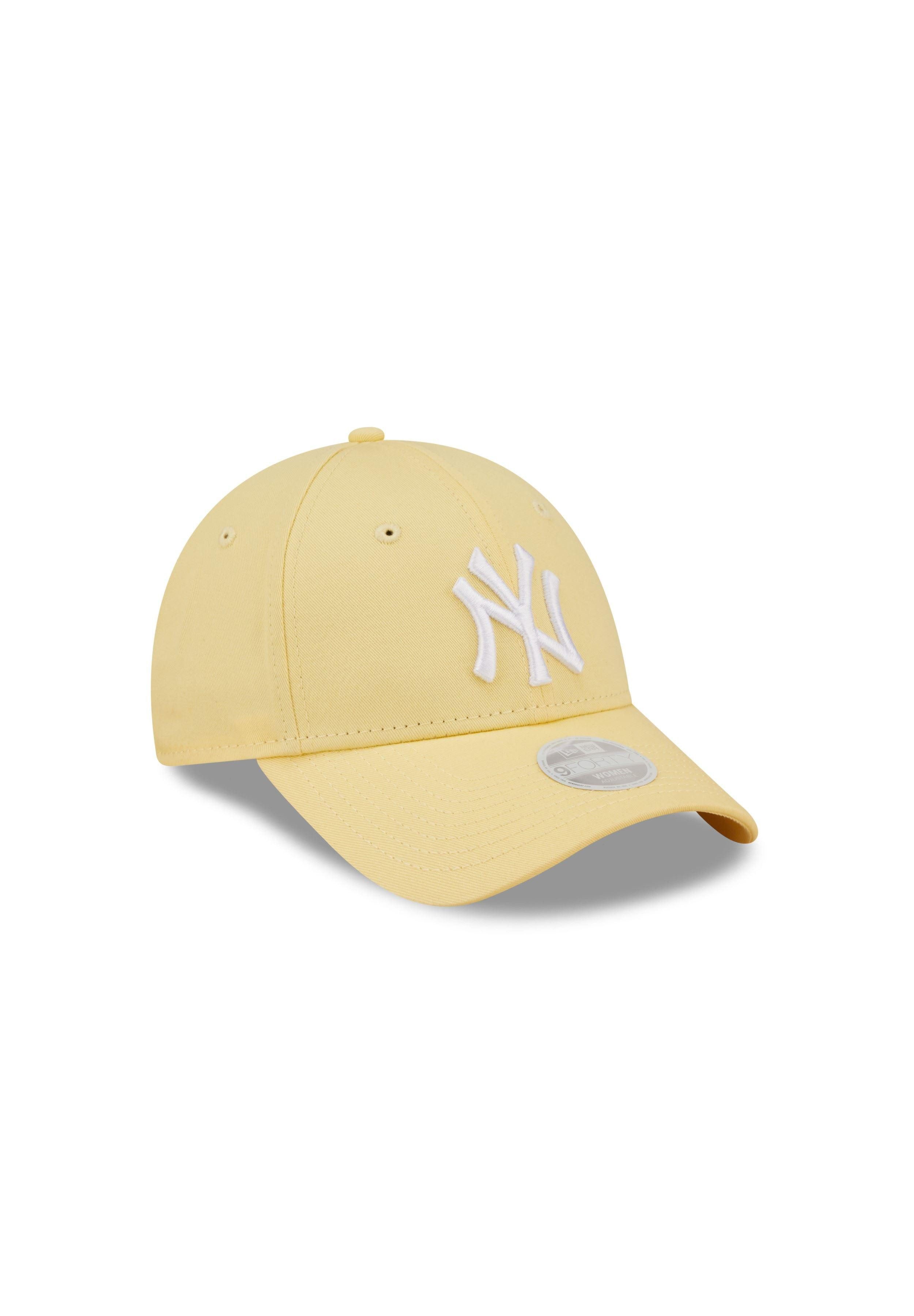 New Era Baseball Cap New York Yankees MLB League Essential Yellow 9Forty Adjustable Women C (1-St)