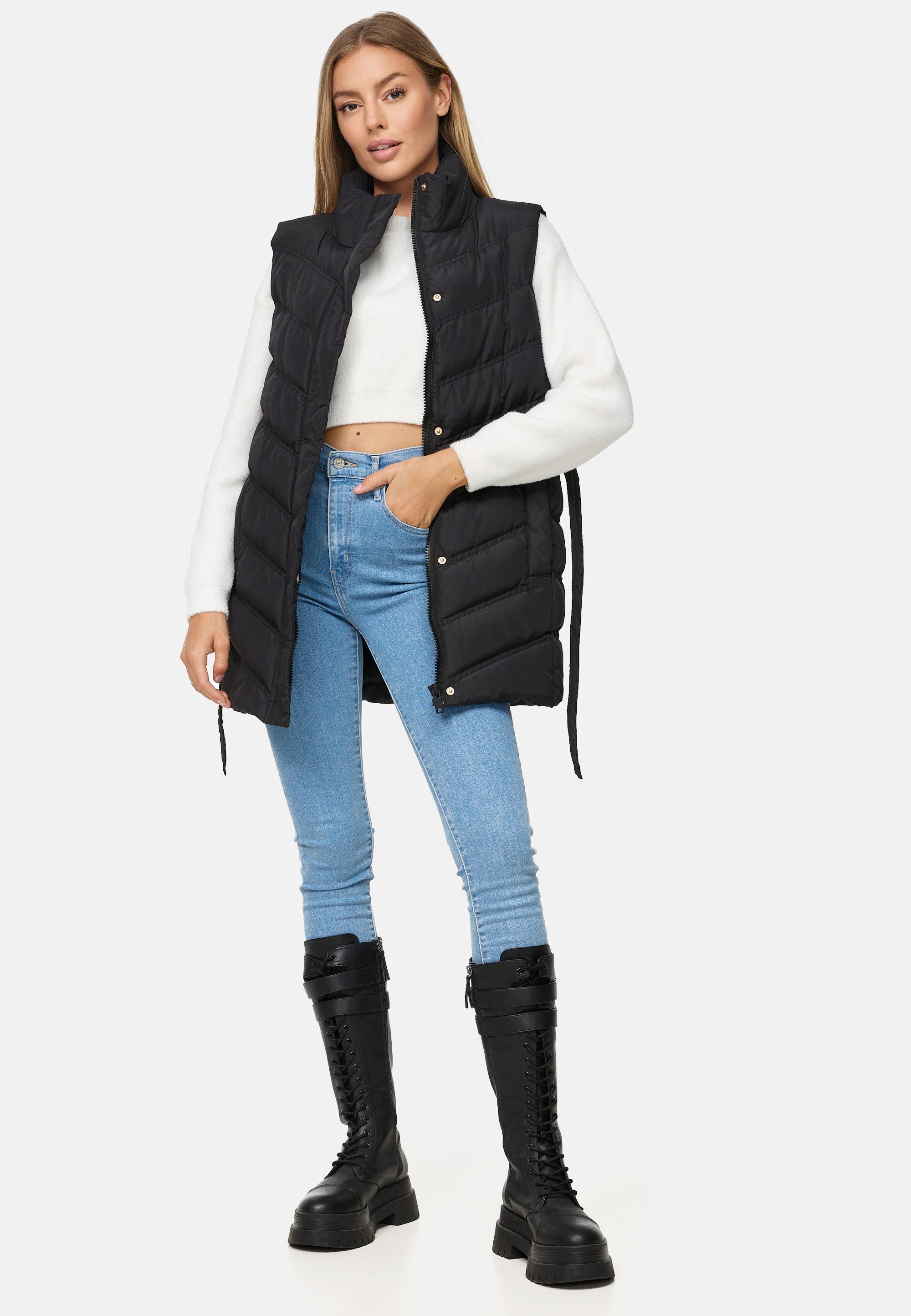 Threadbare Softshellweste THB Cruz (1-tlg) mit Gürtel