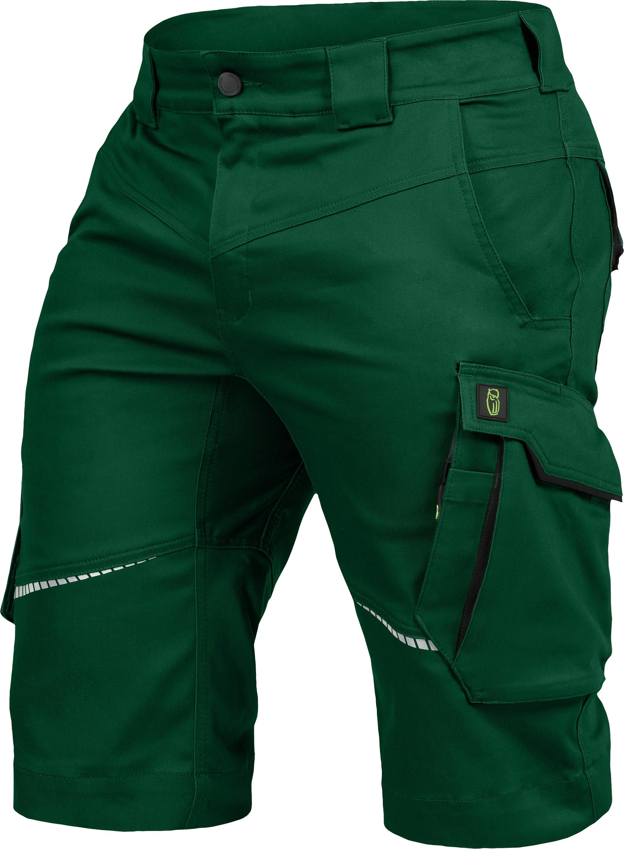 Leibwächter Arbeitsshorts grün/schwarz Arbeitsshorts Flex-line Herren