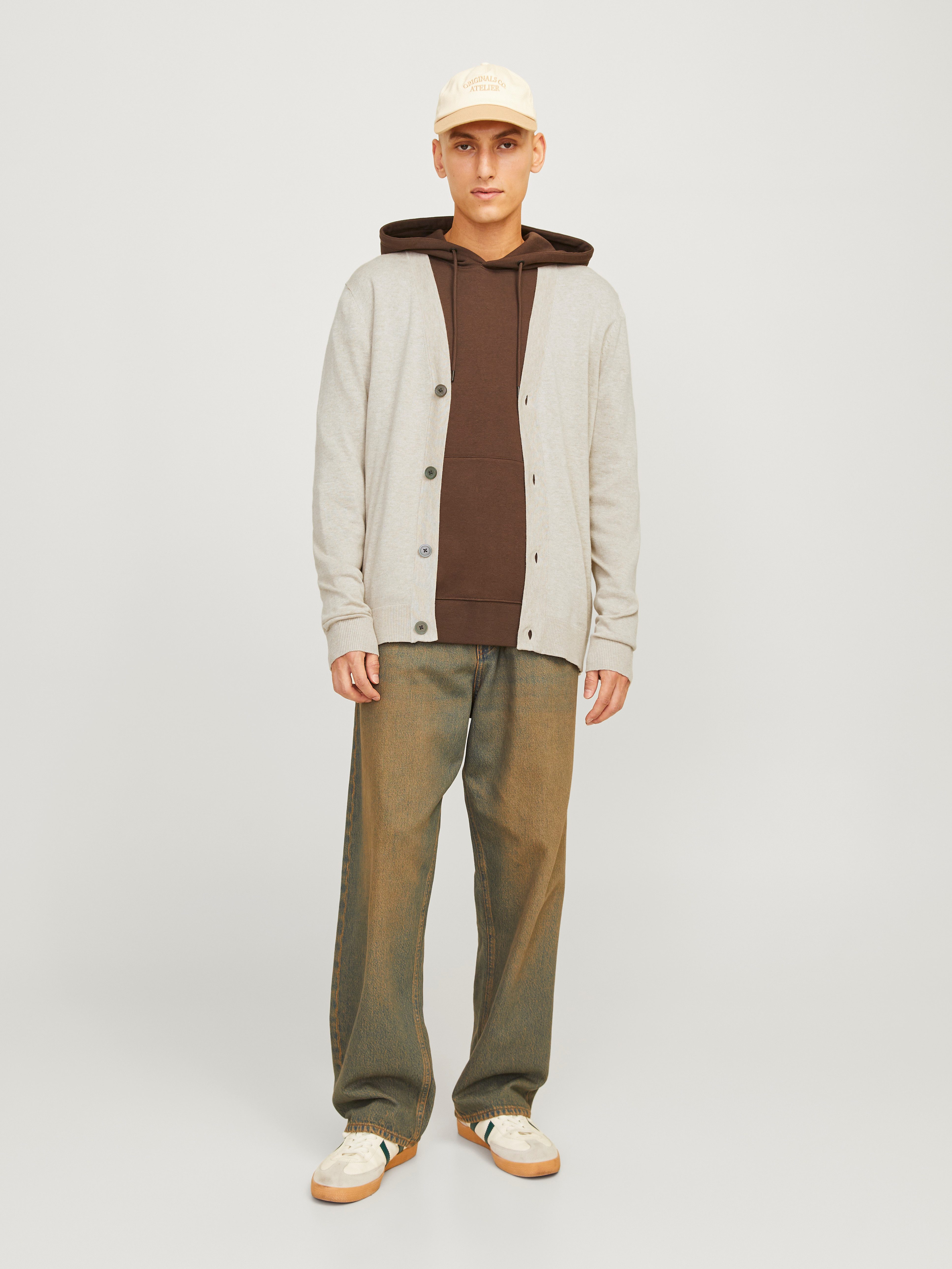 Jack & Jones Strickjacke JJEEMIL KNIT BUTTON CARDIGAN NOOS