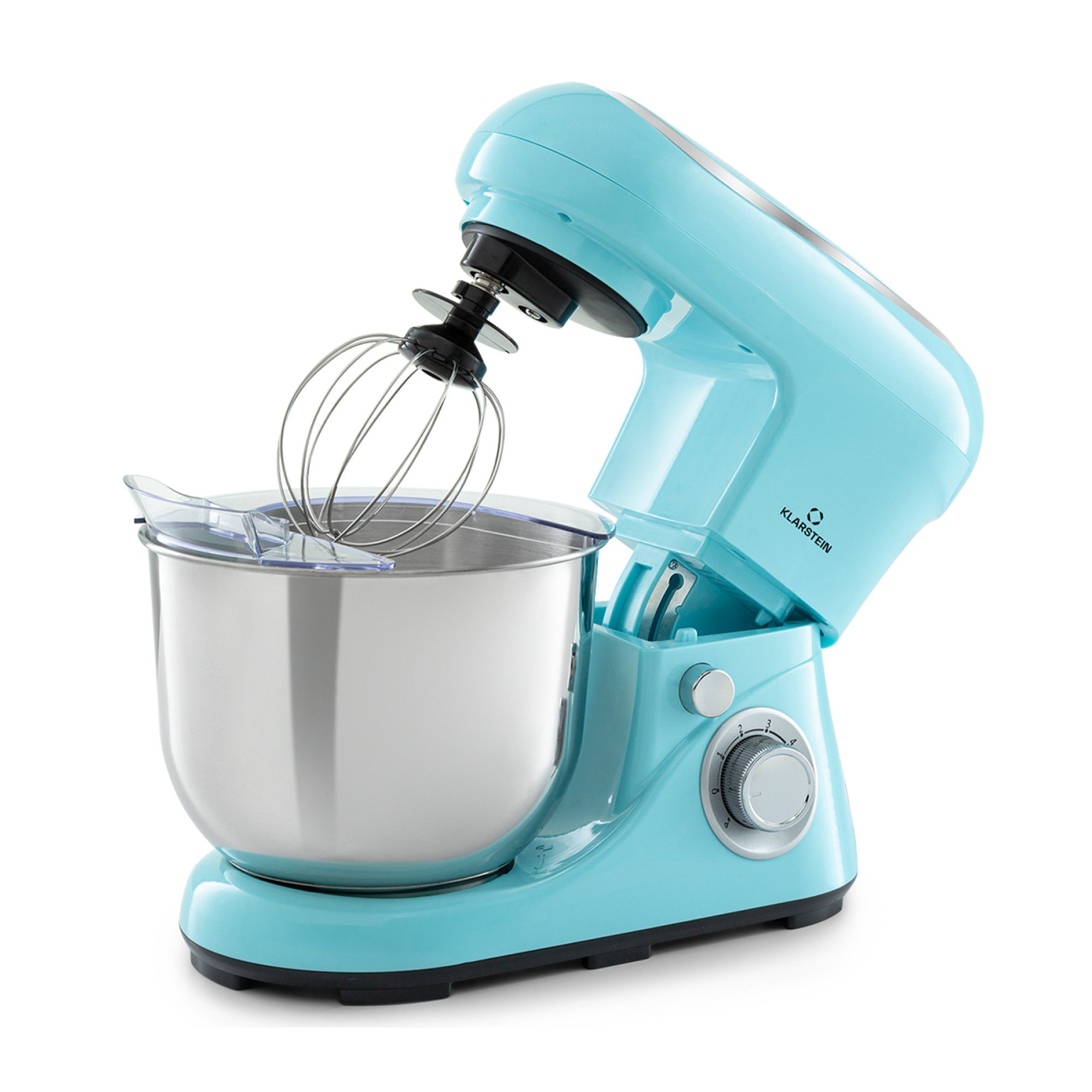 Klarstein Küchenmaschine mit Kochfunktion, 1300 W, 5 l Schüssel, Knetmaschine Teigmaschine Teigknetmaschine Rührmaschine Standmixer