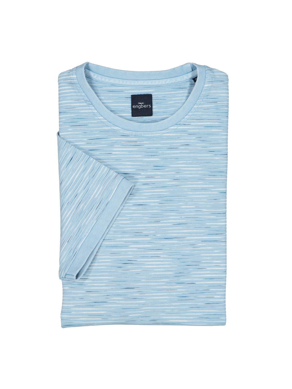 T-Shirt Herren Rundhals T-Shirt, Hellblau