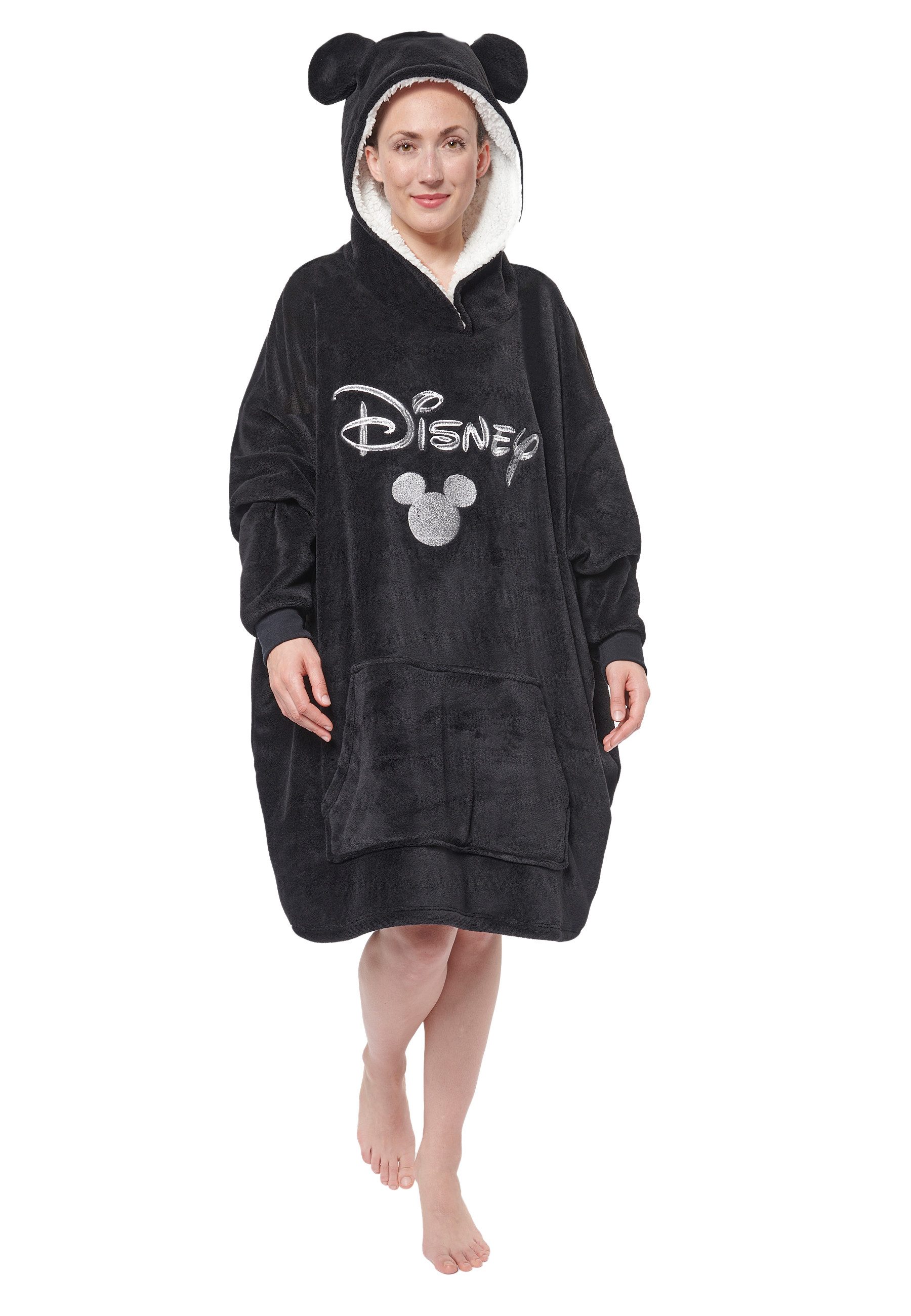 United Labels® Kapuzenpullover Disney Mickey Mouse Oversize Cozy Hoodie Übergroße Kuschelpullover
