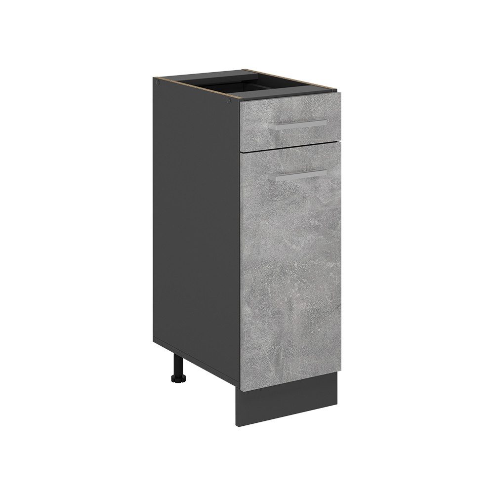 Vicco Unterschrank R-Line, Beton/Anthrazit, 30 cm günstig online kaufen