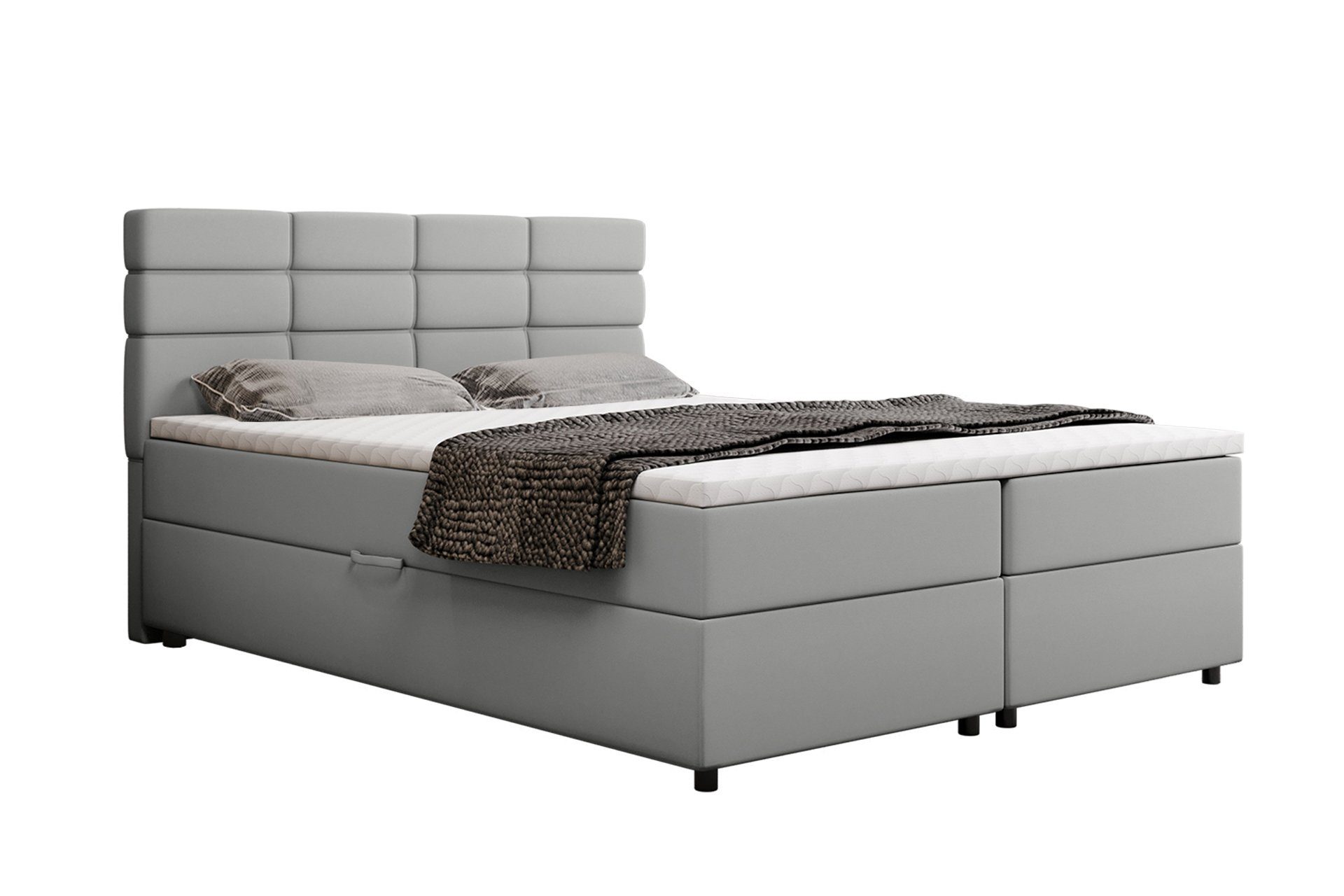 PANDA MÖBEL GmbH Boxbett Reve, 140x200, 160x200, 180x200, Boxbett mit Bettkasten und Topper. Reduzierter Preis € 776,99. Unverbindliche Preisempfehlung € 1.109,99