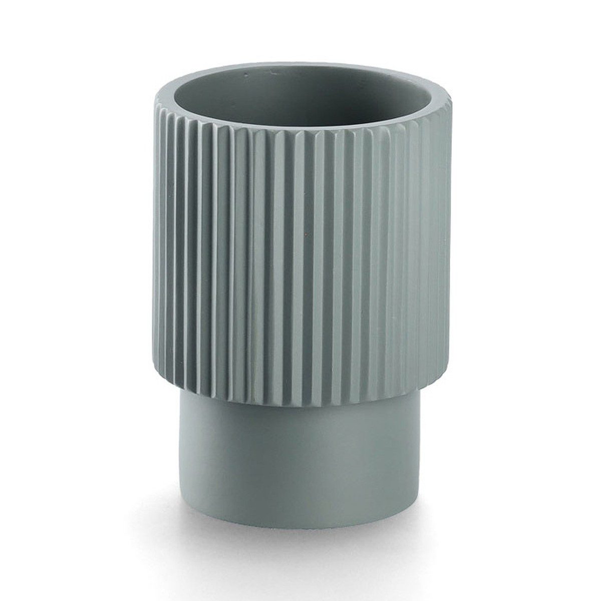 Zeller Present Zahnputzbecher Gestreifter Becher aus Polyresin STRIPES, Ø 8 cm, (1 St)