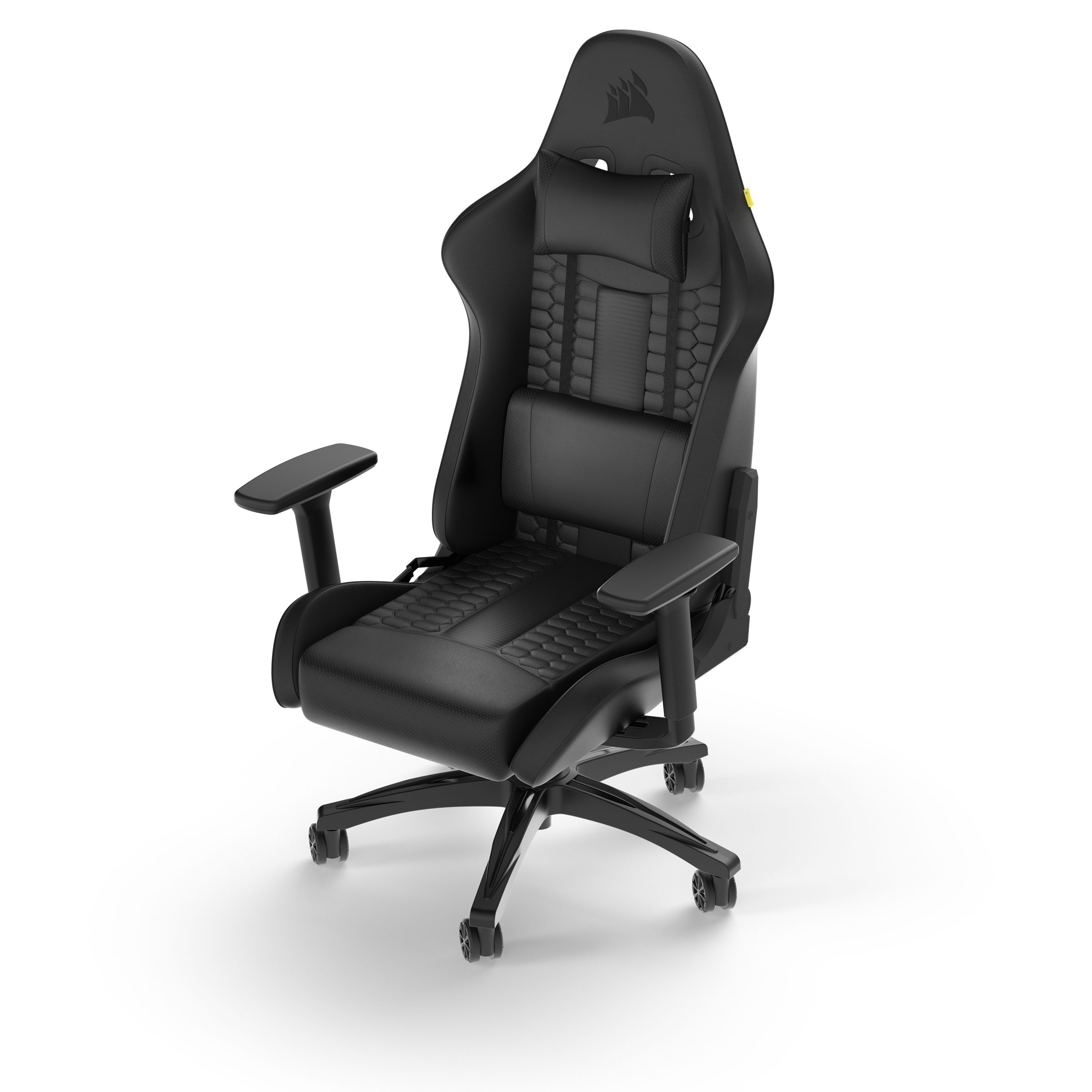 Corsair Gaming-Stuhl TC100 - (Black) Leatherette RELAXED