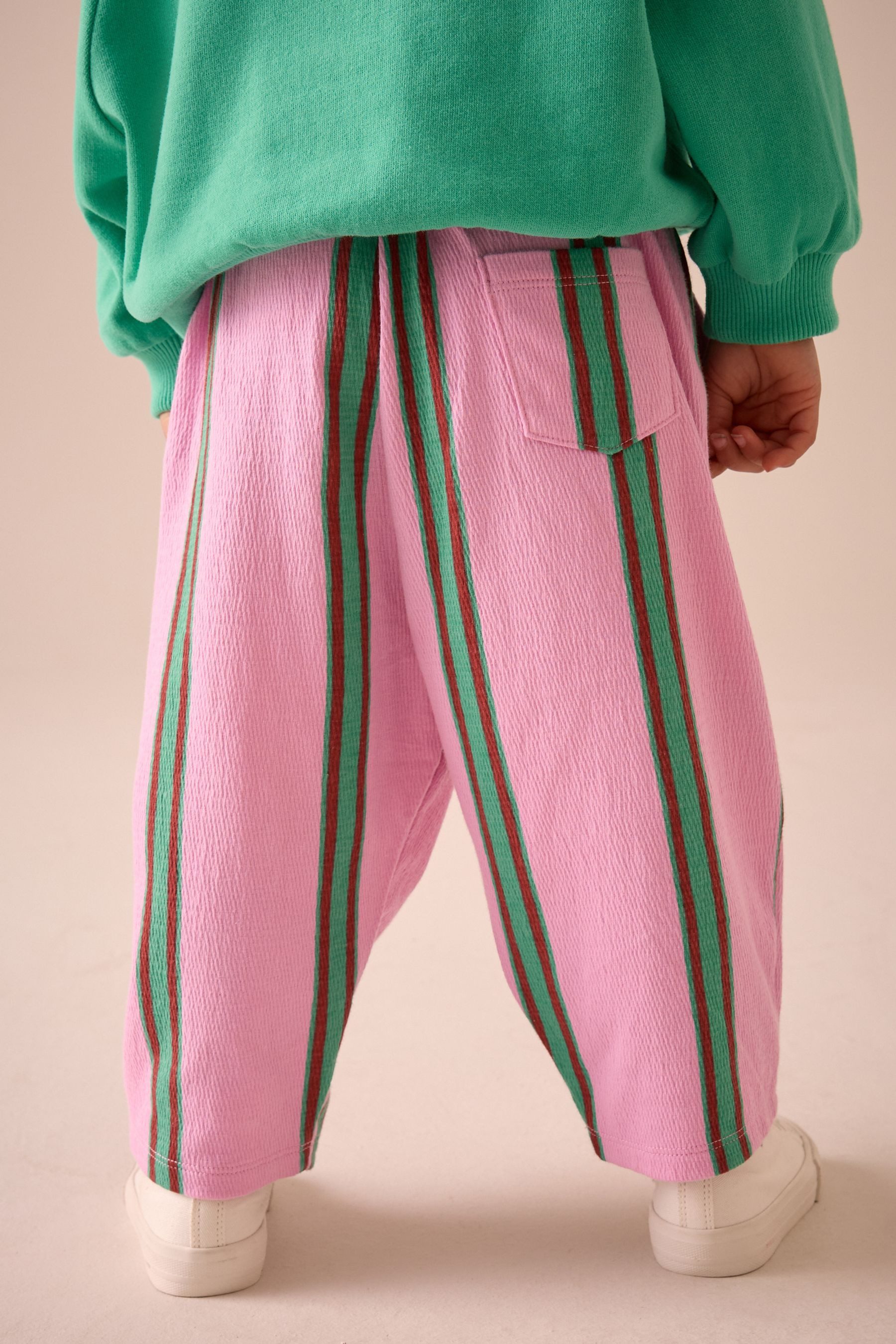 Next Schlupfhose Strukturierte Hose mit weitem günstig online kaufen