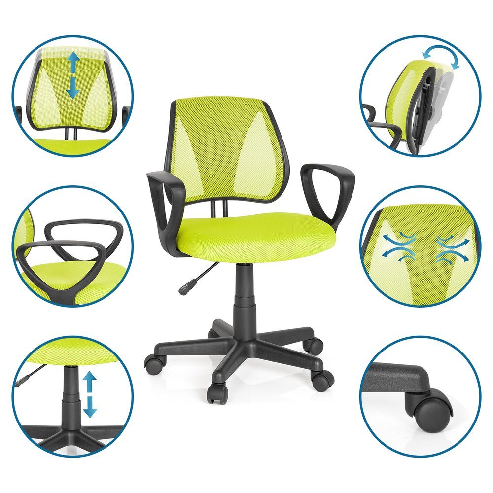 hjh OFFICE Drehstuhl Kinderdrehstuhl KIDDY CD günstig online kaufen