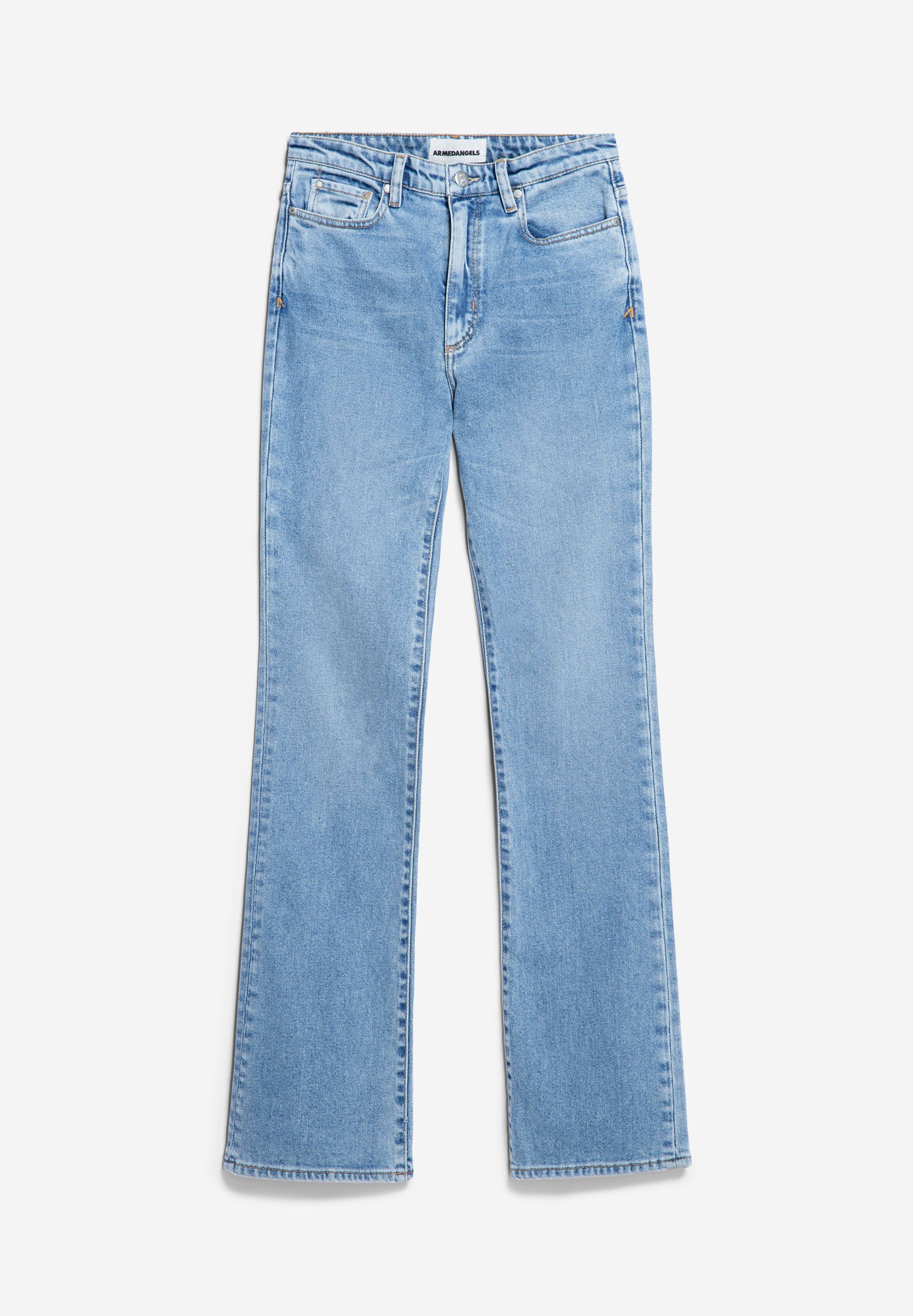 LINNAA easy Straight-Jeans Armedangels (1-tlg) Damen blue